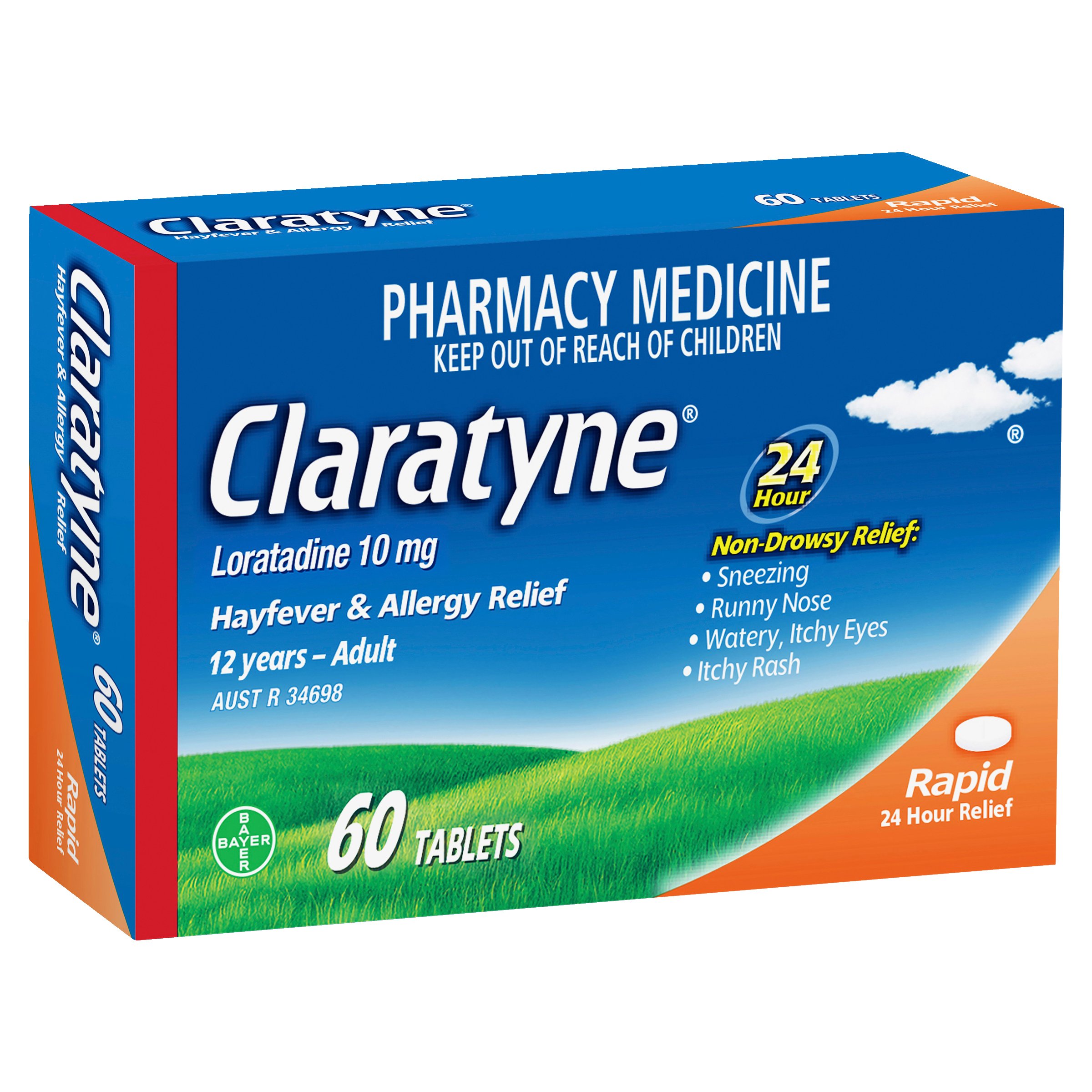 Claratyne 10mg - 60 tablets - Image 9