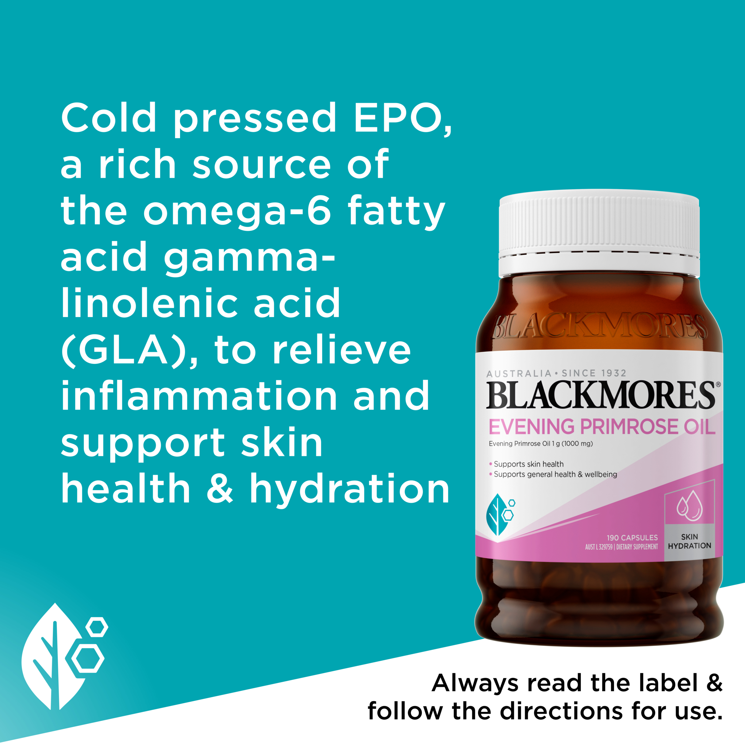 Blackmores Evening Primrose Oil 190 capsules - Image 6