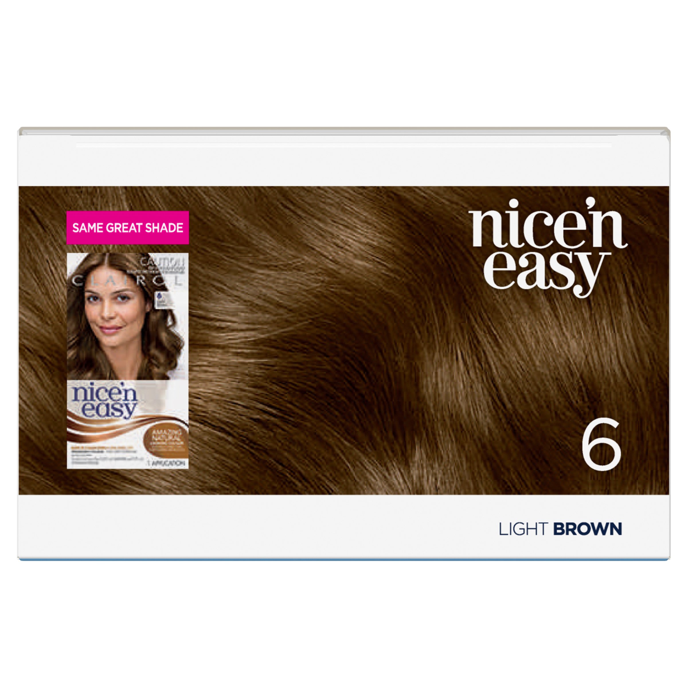 Clairol Nice'n Easy 6 Natural Light Brown 1 pack - Image 5