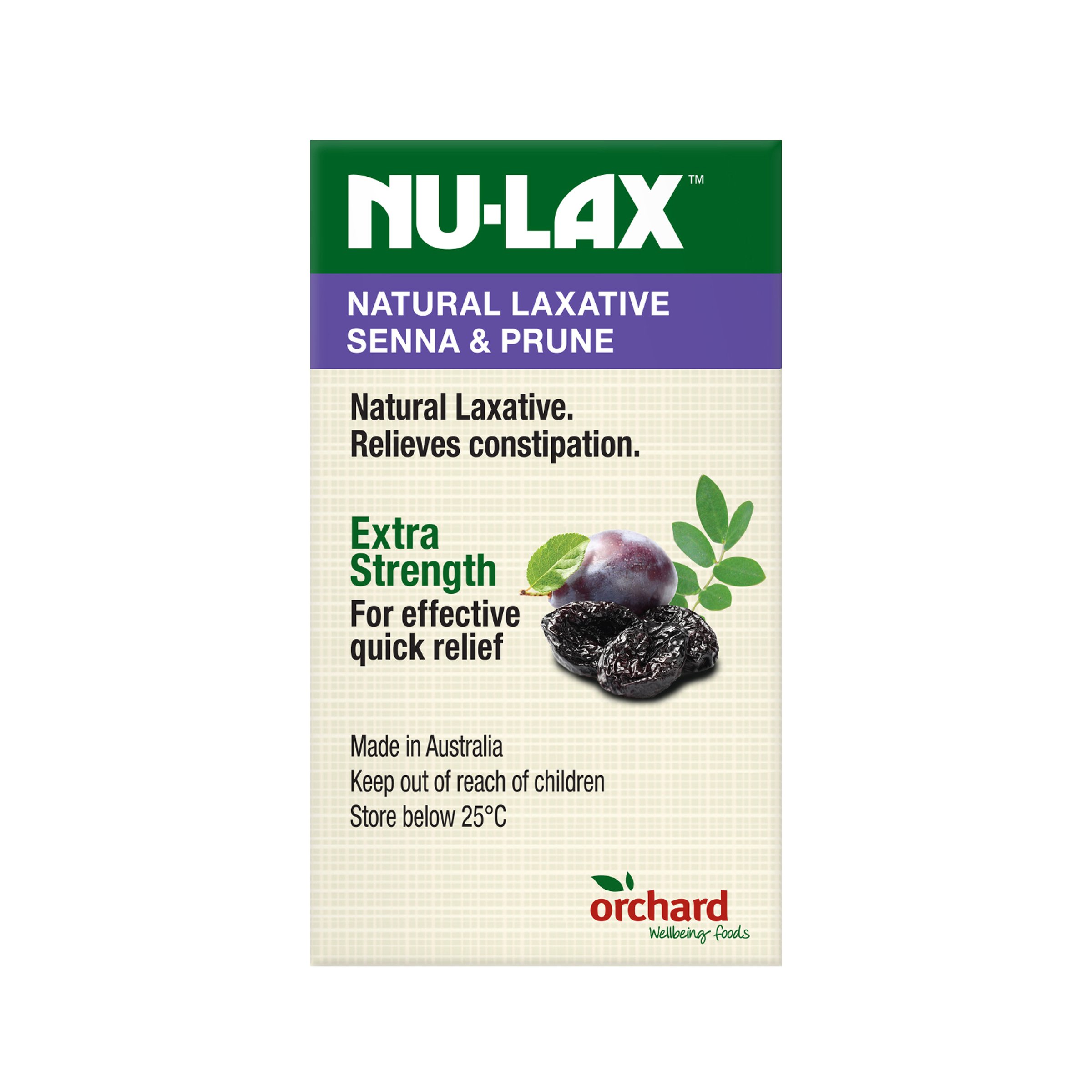 Nu-Lax Natural Laxative Senna & Prunes 40 tablets - Image 3