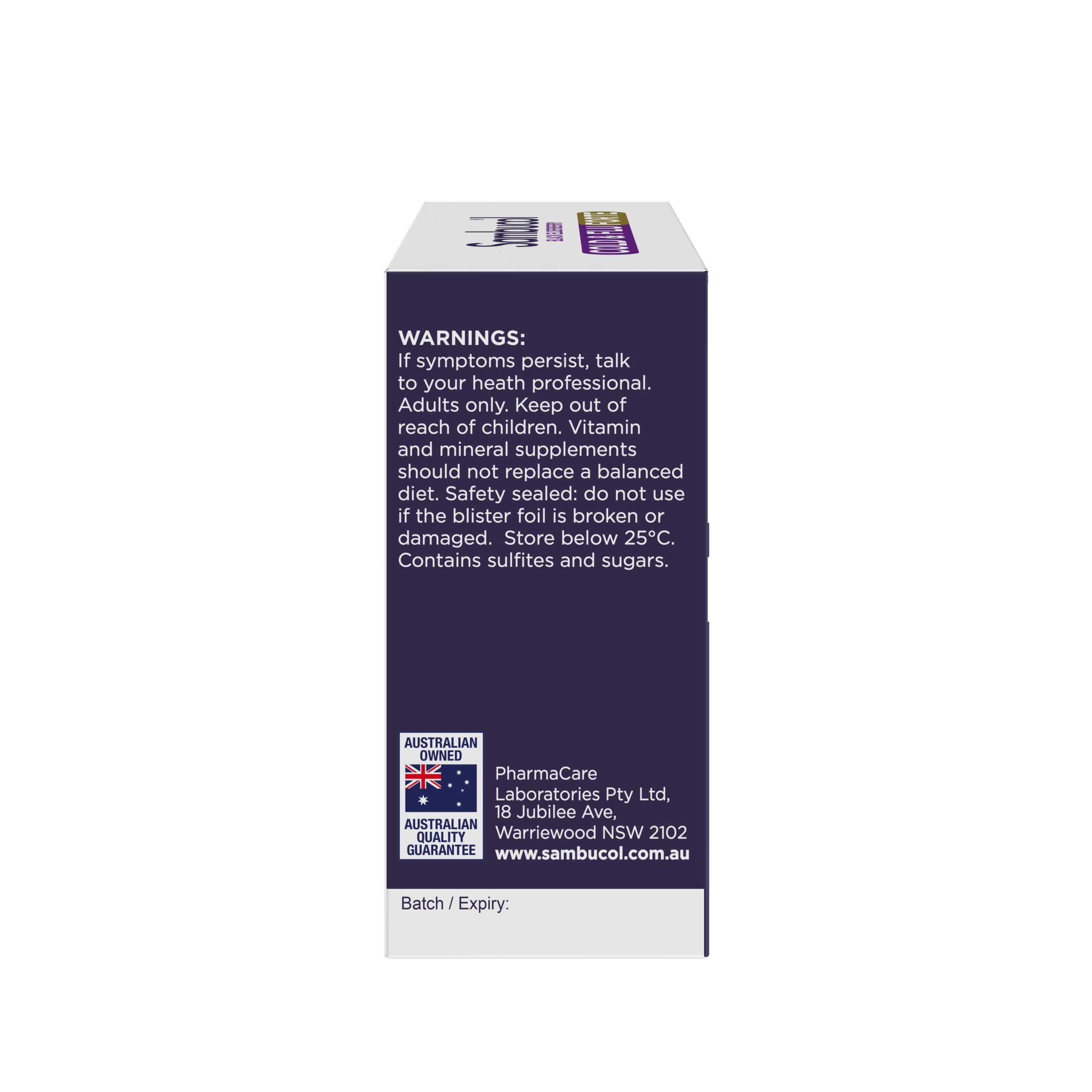 Sambucol Cold & Flu Forte 24 capsules - Image 3