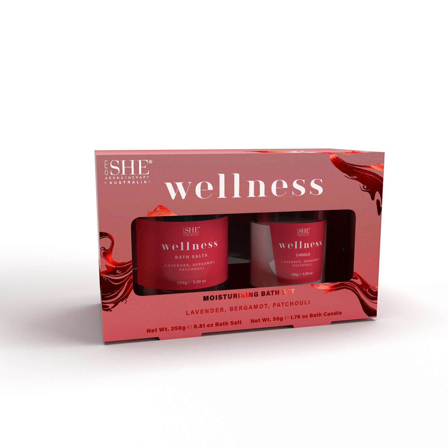 She Aromatherapy Wellness Relax Set Lavender, Bergamot & Patchouli 2 piece