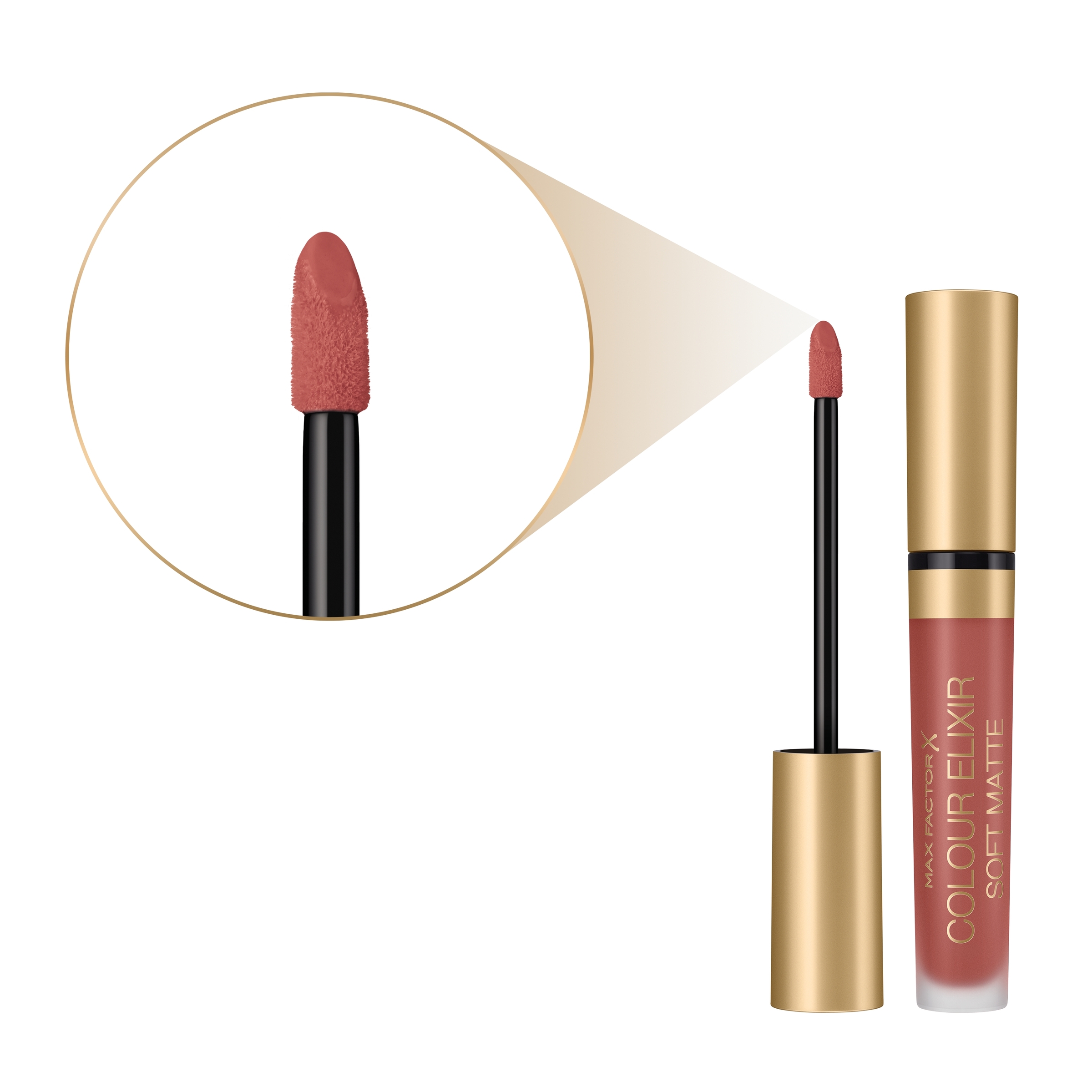 Max Factor Colour Elixir Soft Matte Liquid Lip 010 Muted Russet 1 each - Image 4
