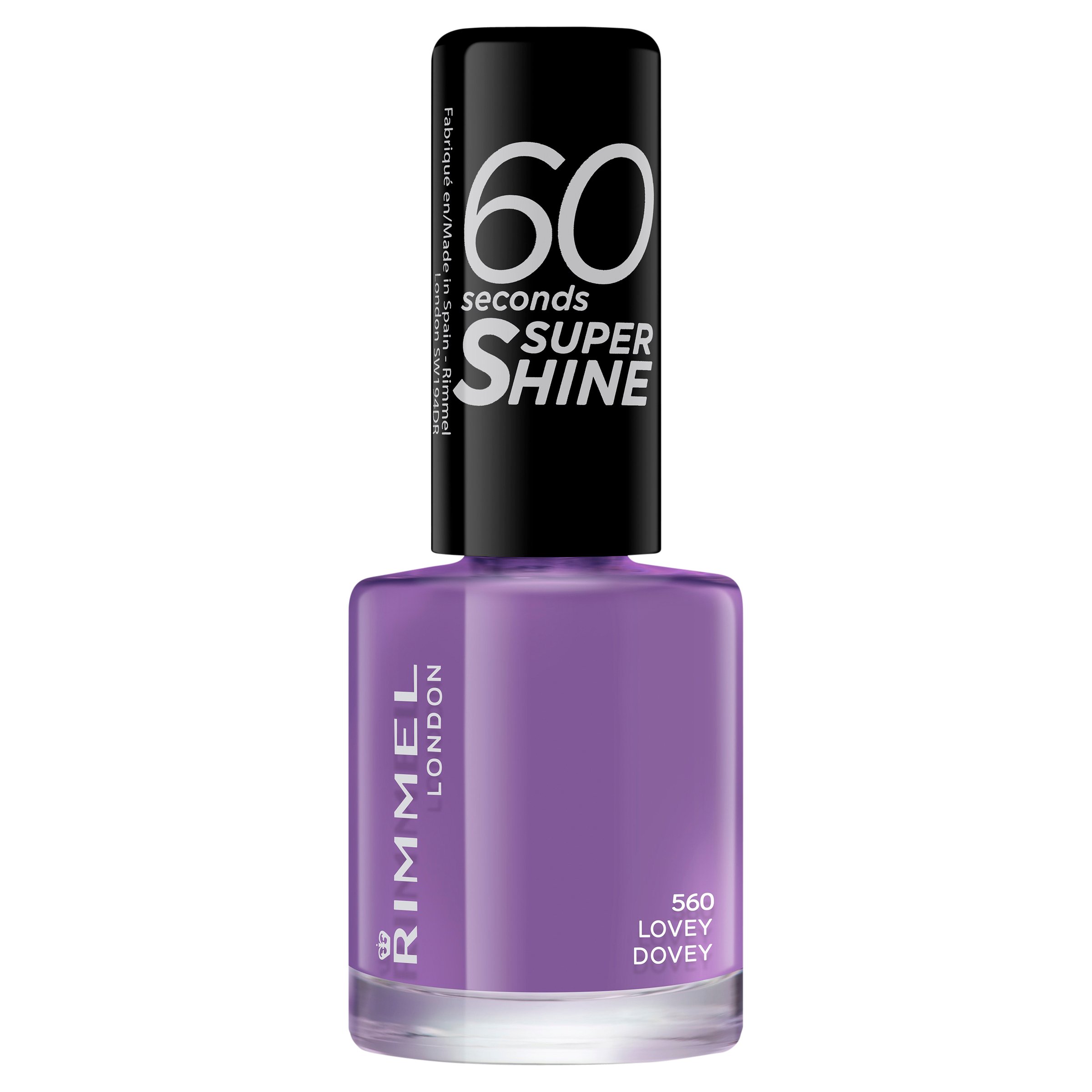 Rimmel 60 Seconds Super Shine Nail Enamel 560 Lovey Dovey 8ml - Image 2
