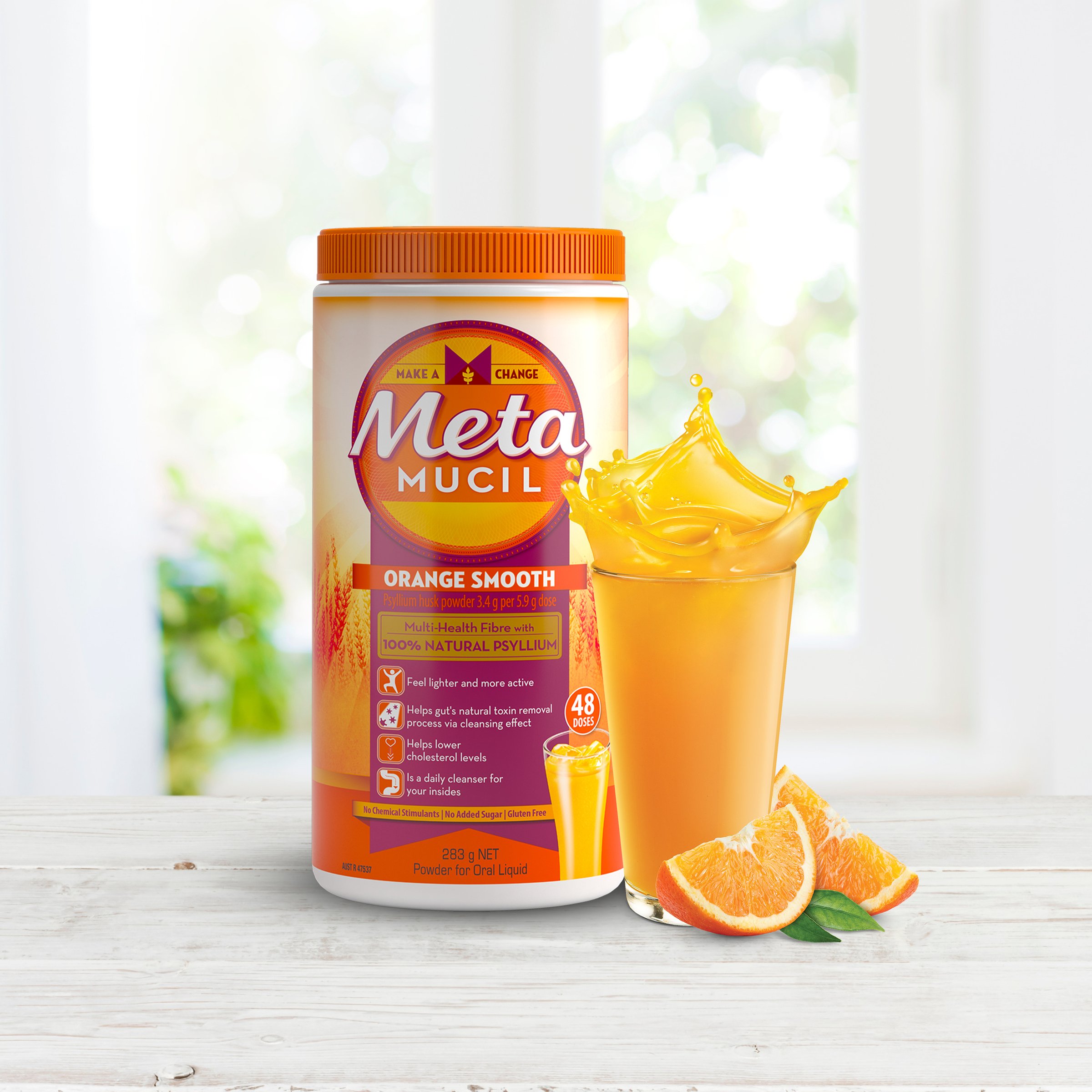 Metamucil Powder Smooth Orange 283g - 48 doses - Image 5