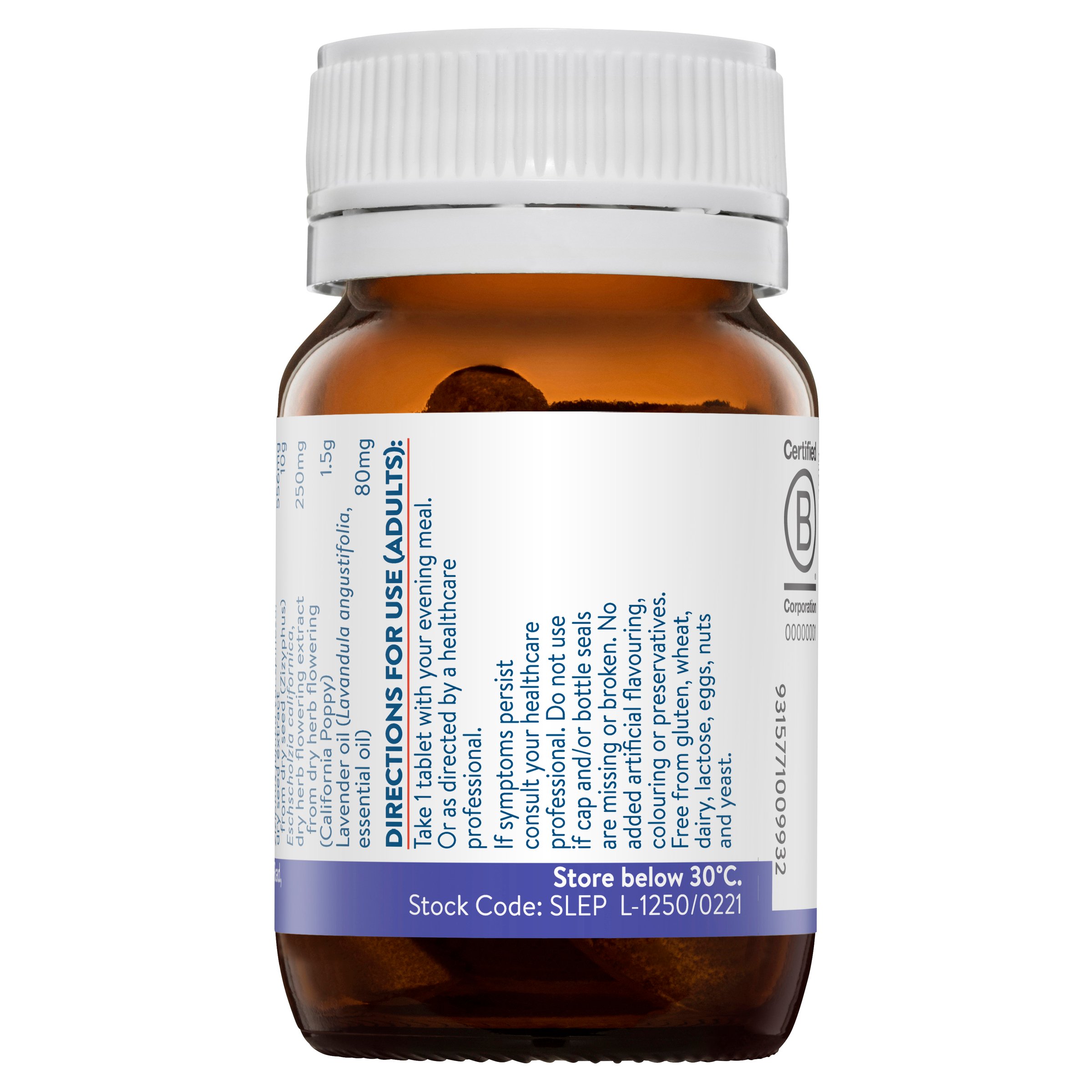 Ethical Nutrients Triple Action Sleep Support 30 tablets - Image 2