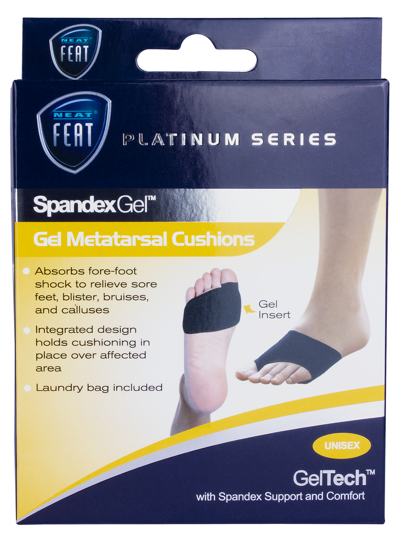 Neat Feat Spandex Metatarsal Pad Sleeve Large 1 pair - Image 1