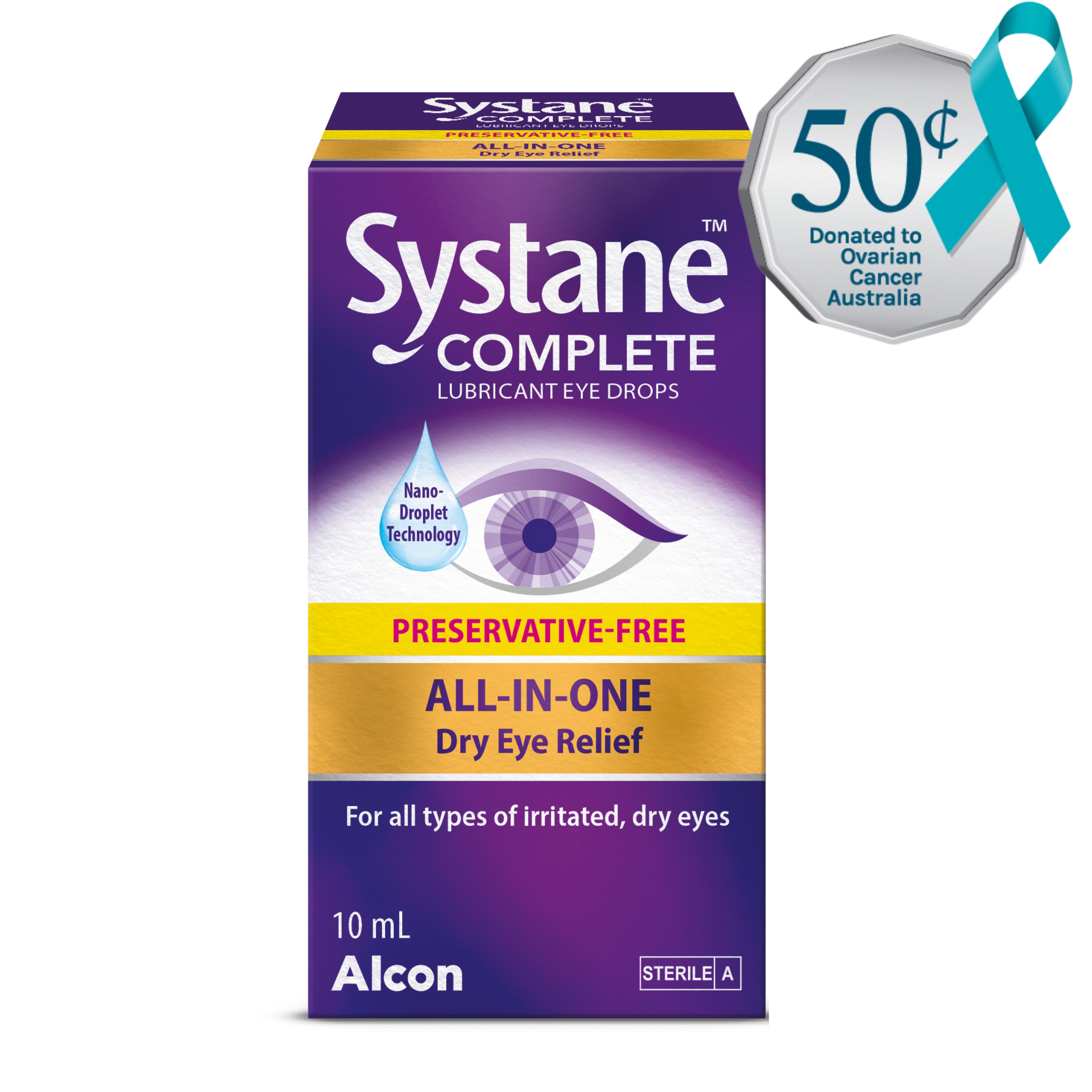 Systane Complete Preservative-Free Lubricant Eye Drops 10ml - Image 1