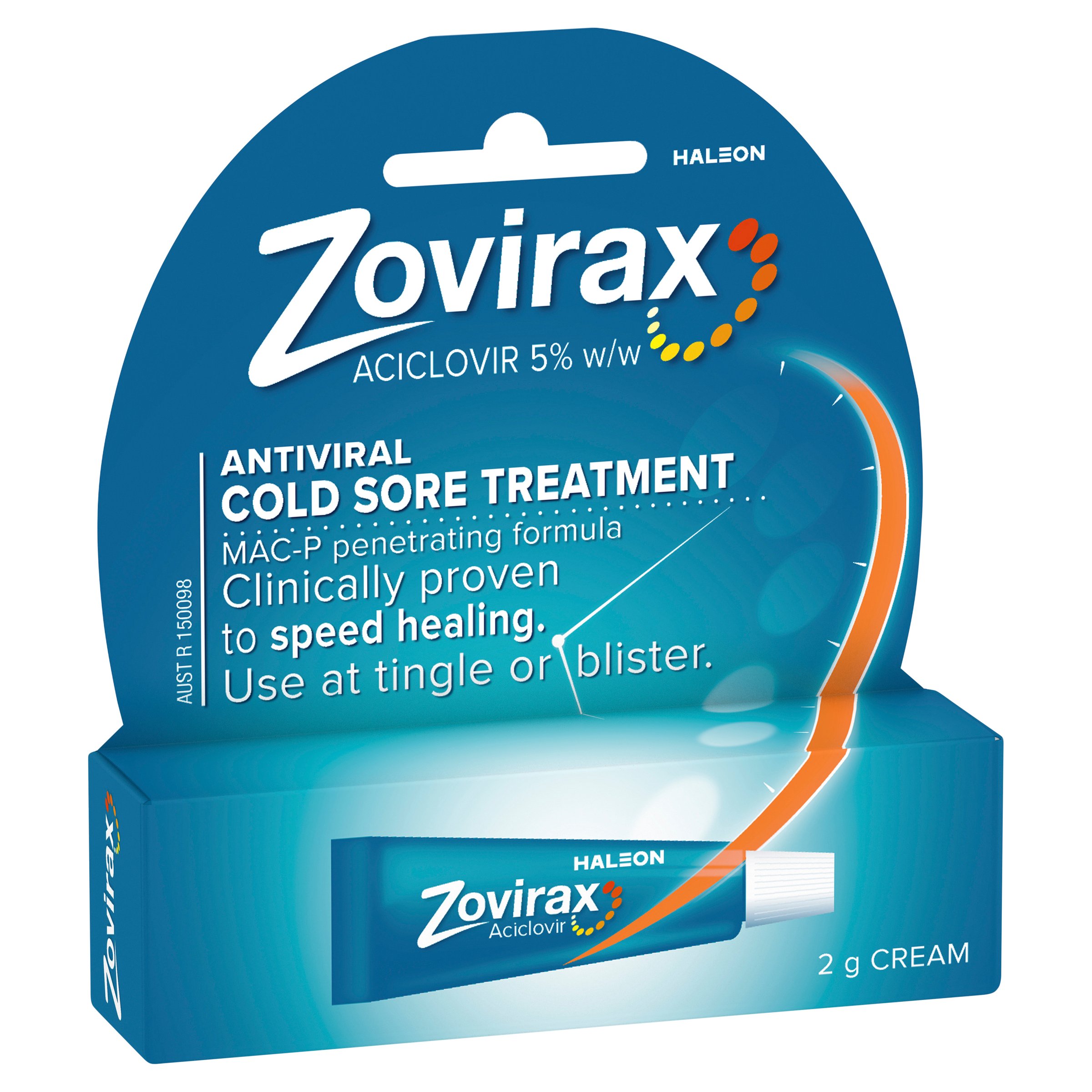 Zovirax Cold Sore Cream Tube 2g - Image 4
