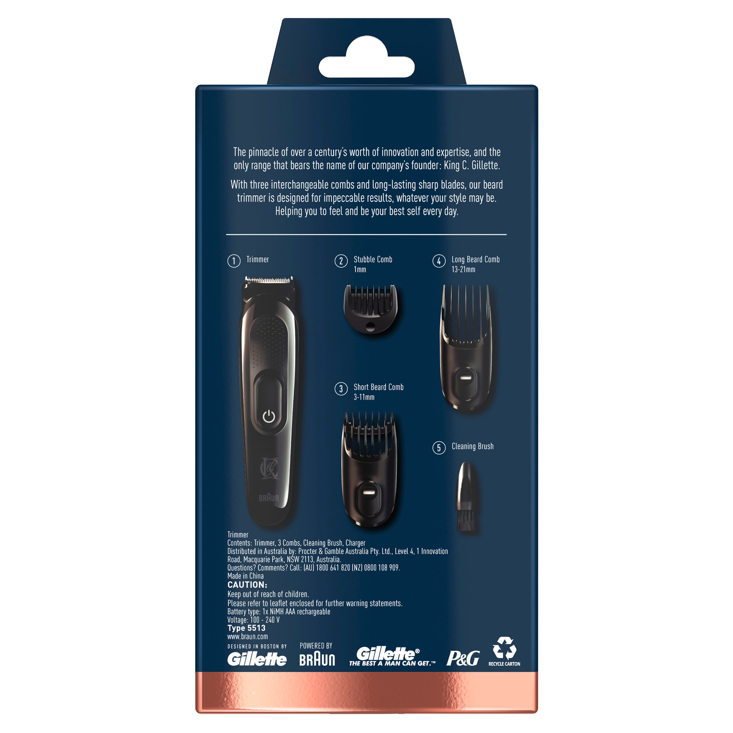 Gillette King C Gillette Beard Trimmer 1 pack - Image 2