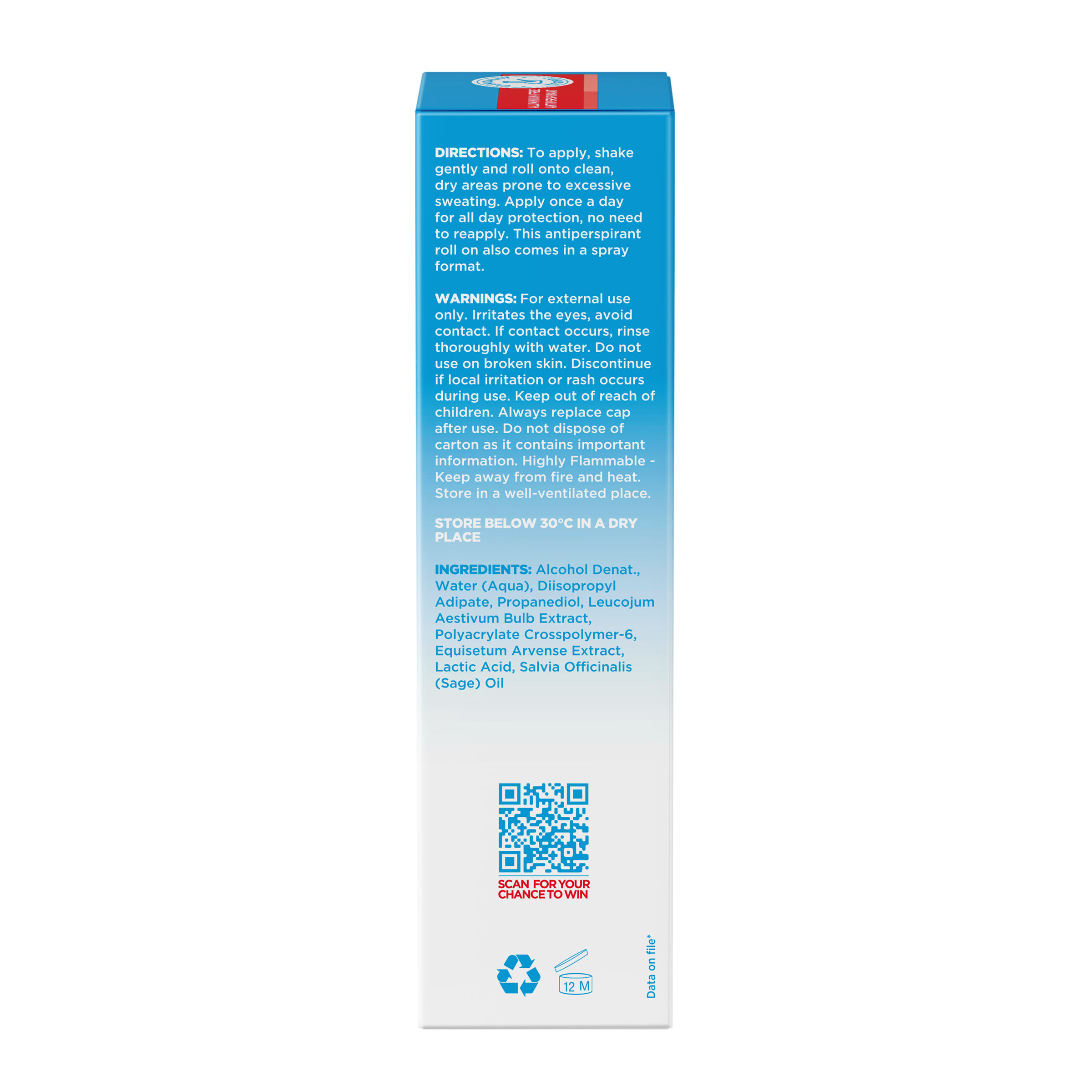 Dermal Therapy Sweat Control Roll On 60ml - Image 4