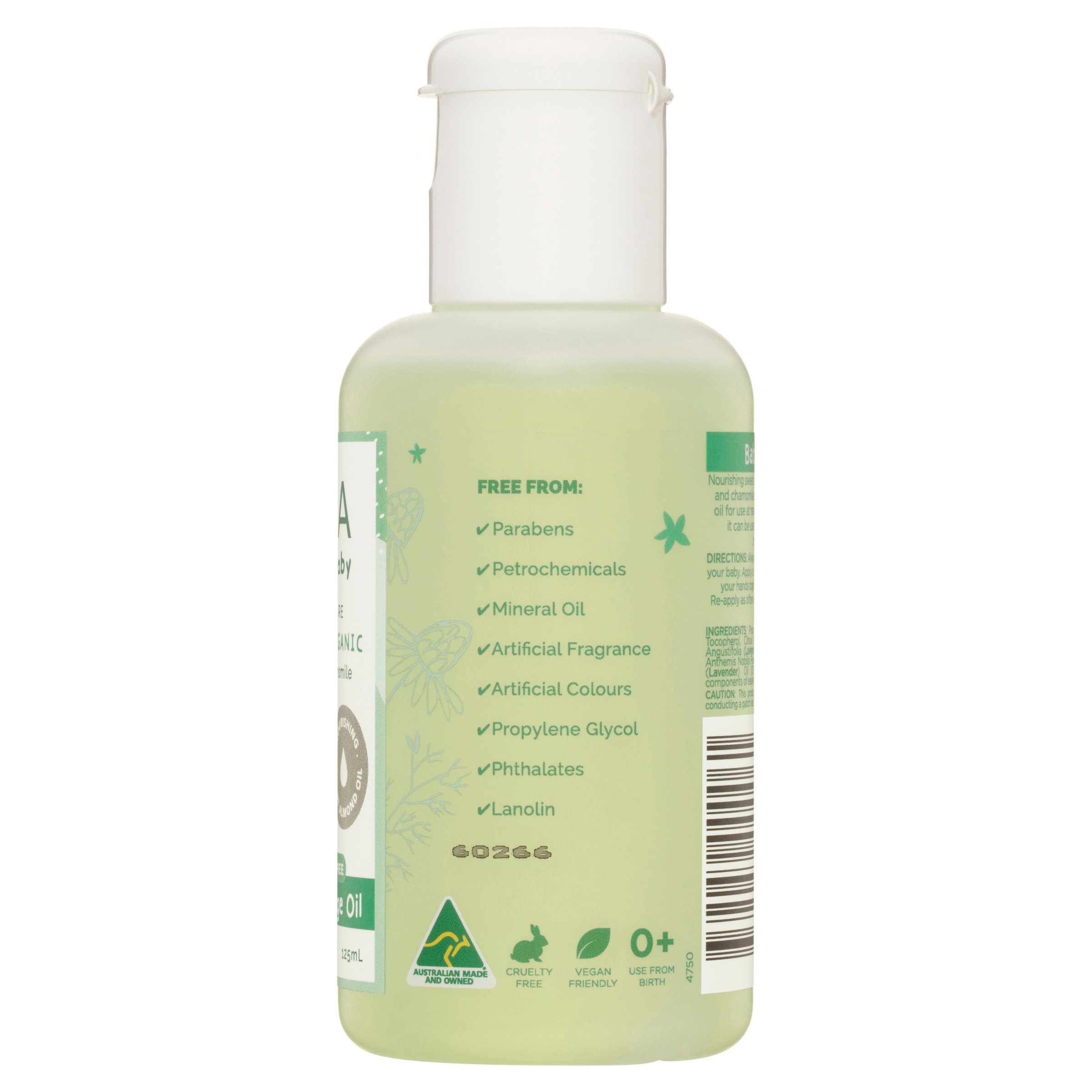 Gaia Natural Baby Massage Oil 125ml - Image 3