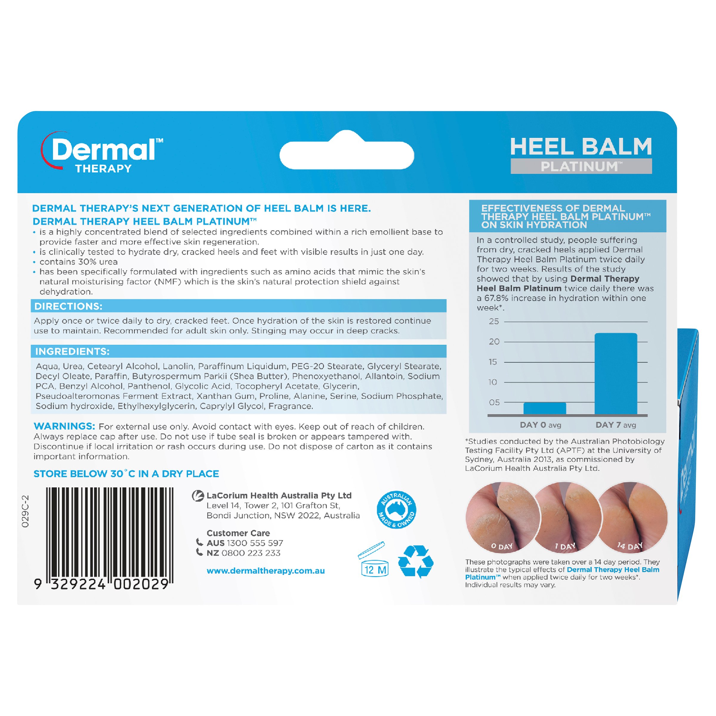 Dermal Therapy Heel Balm Platinum 125g - Image 2