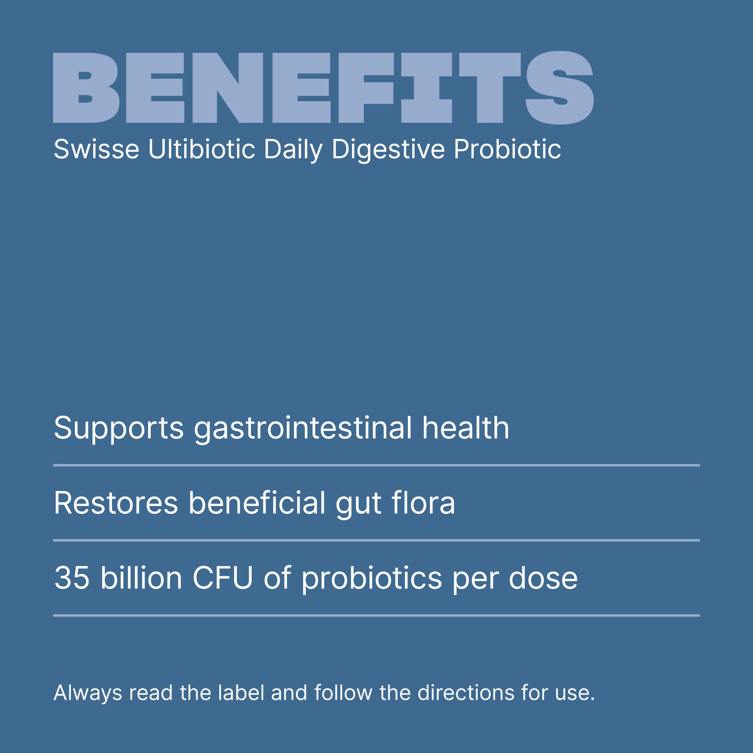 Swisse Ultibiotic Daily Digestive Probiotic 30 capsules - Image 4