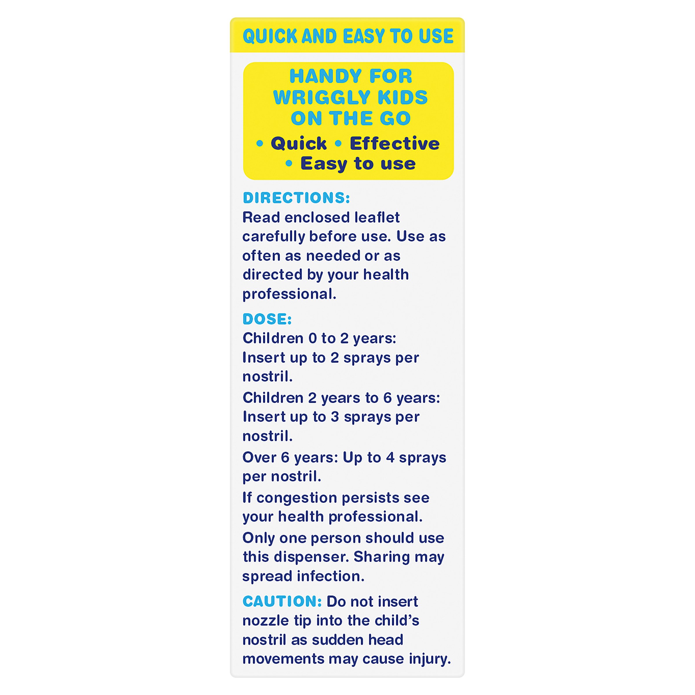 FLO Kids Saline Nasal Spray 15ml - Image 3
