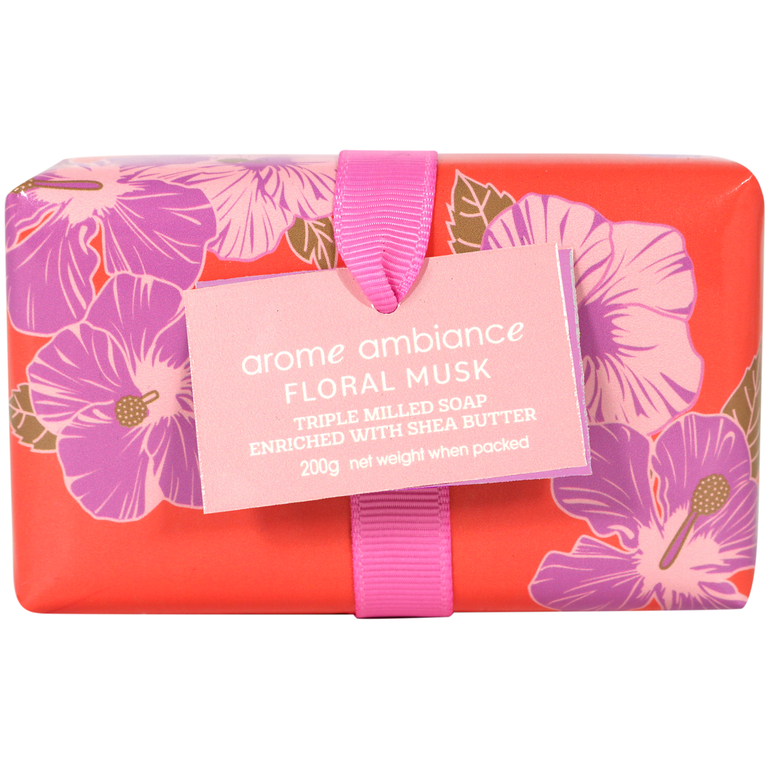 Arome Ambiance Wrapped Triple Milled Soap Floral Musk 200g