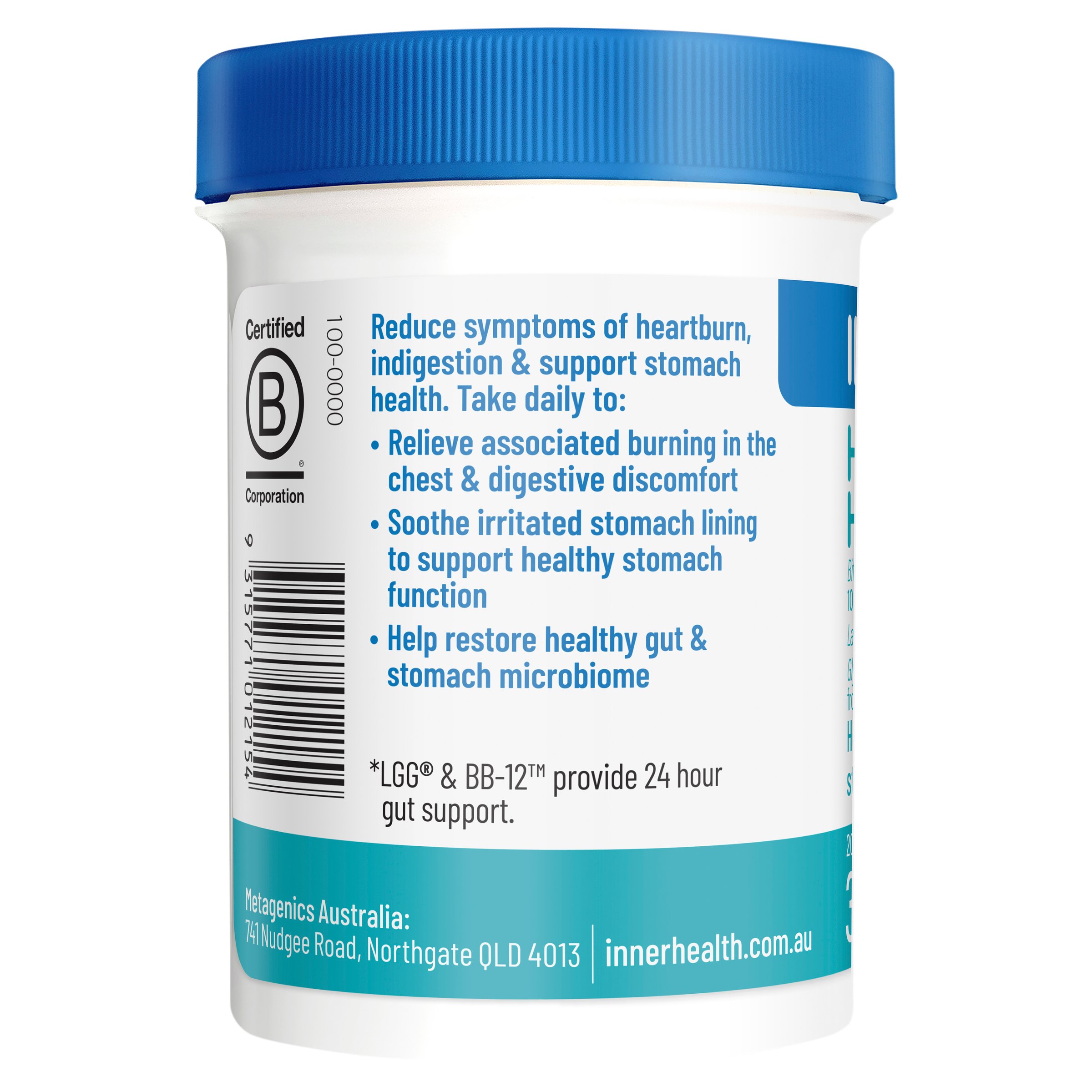Inner Health Heartburn HP Probiotic 30 capsules - Image 3