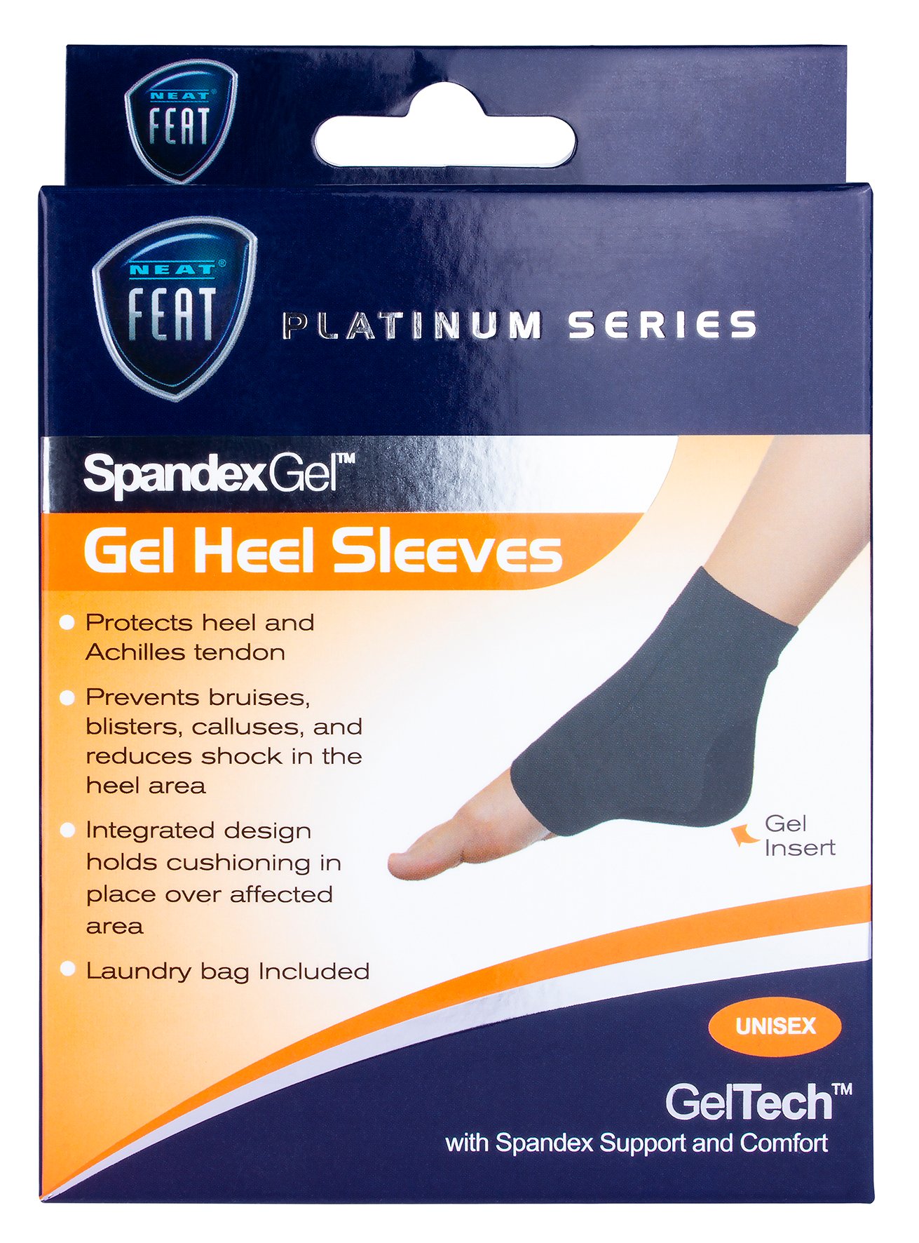 Neat Feat Spandex Heel Sleeve Medium 1 pair - Image 3