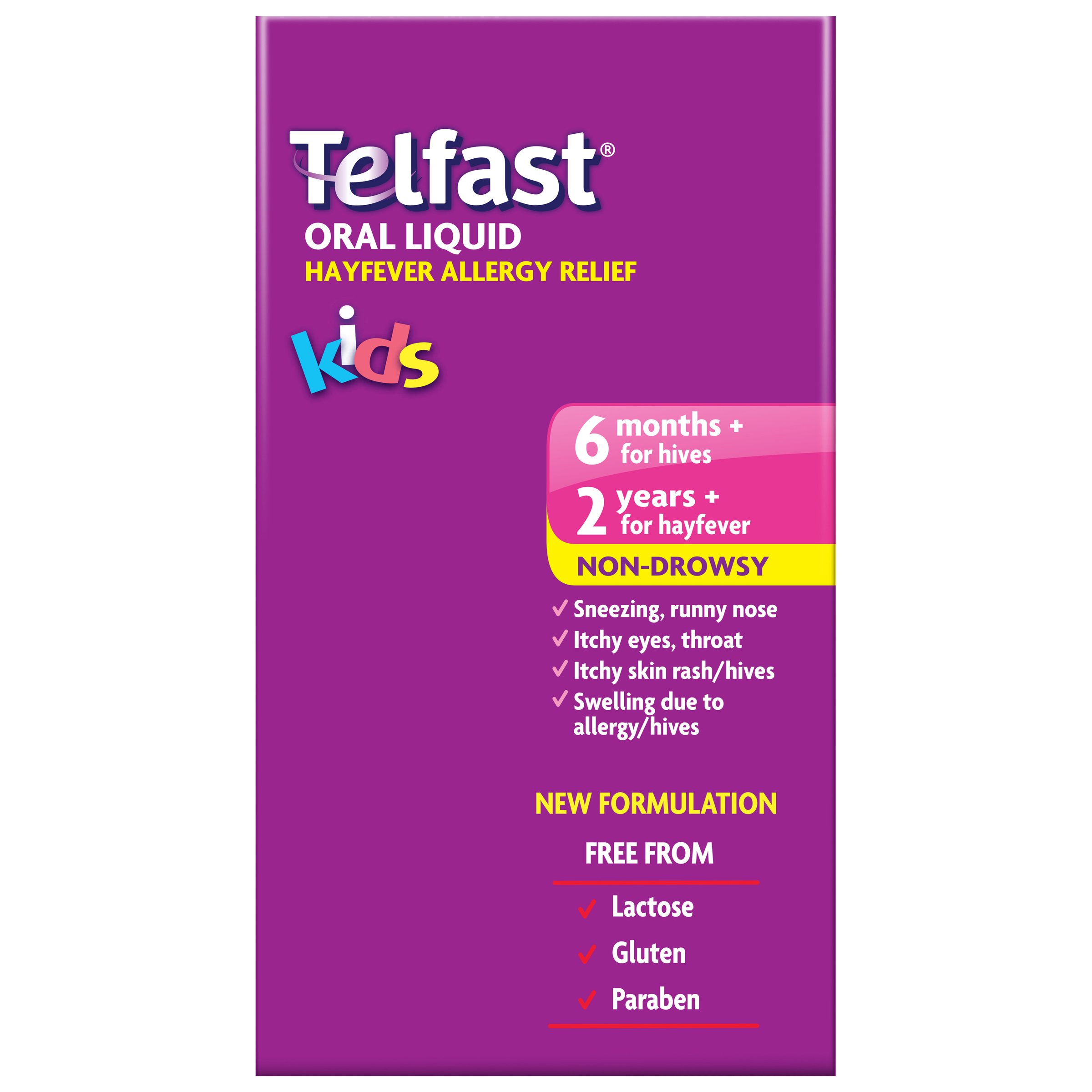 Telfast Kids Elixir Paraben Free 60ml - Image 4