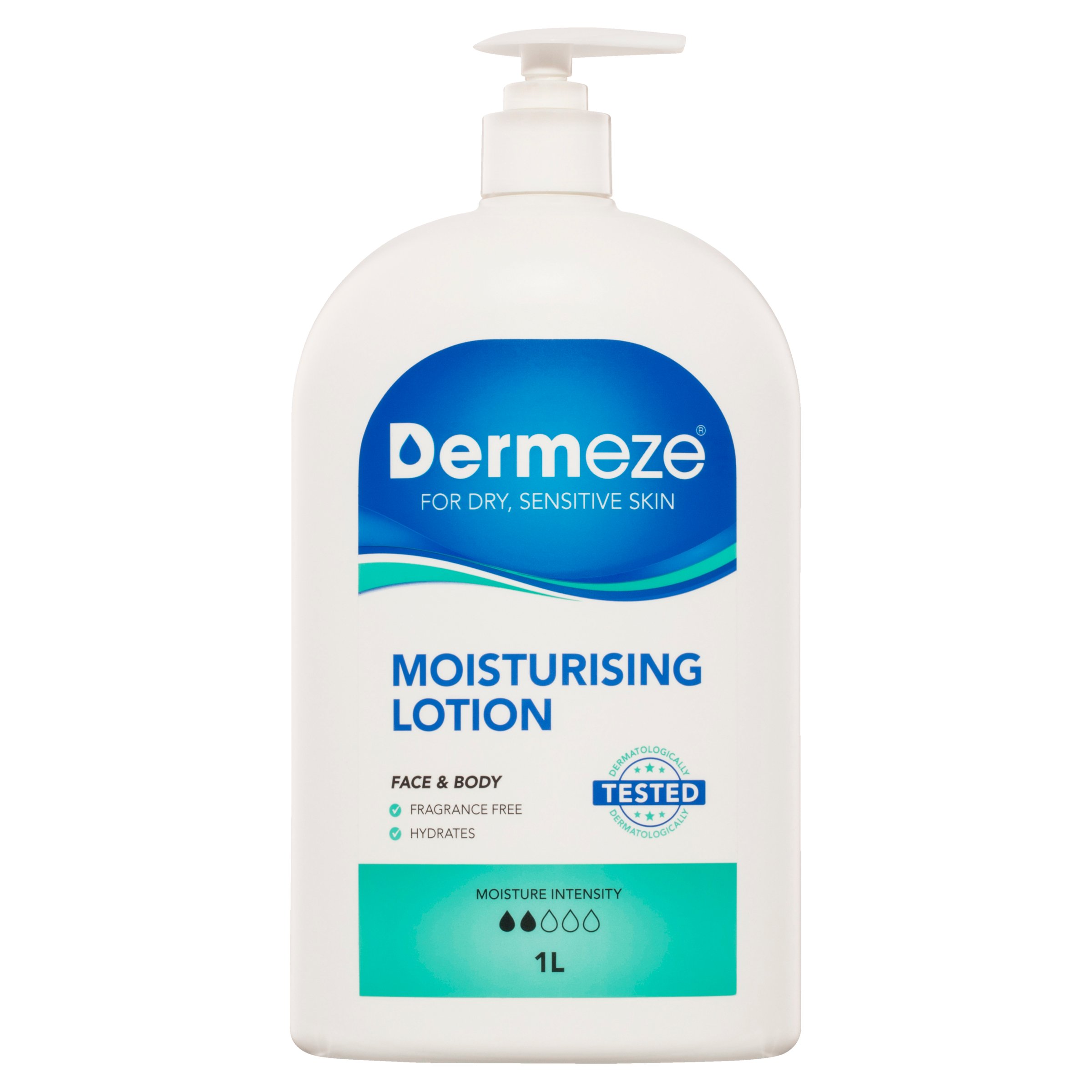 Dermeze Moisturising Lotion 1 litre - Image 1