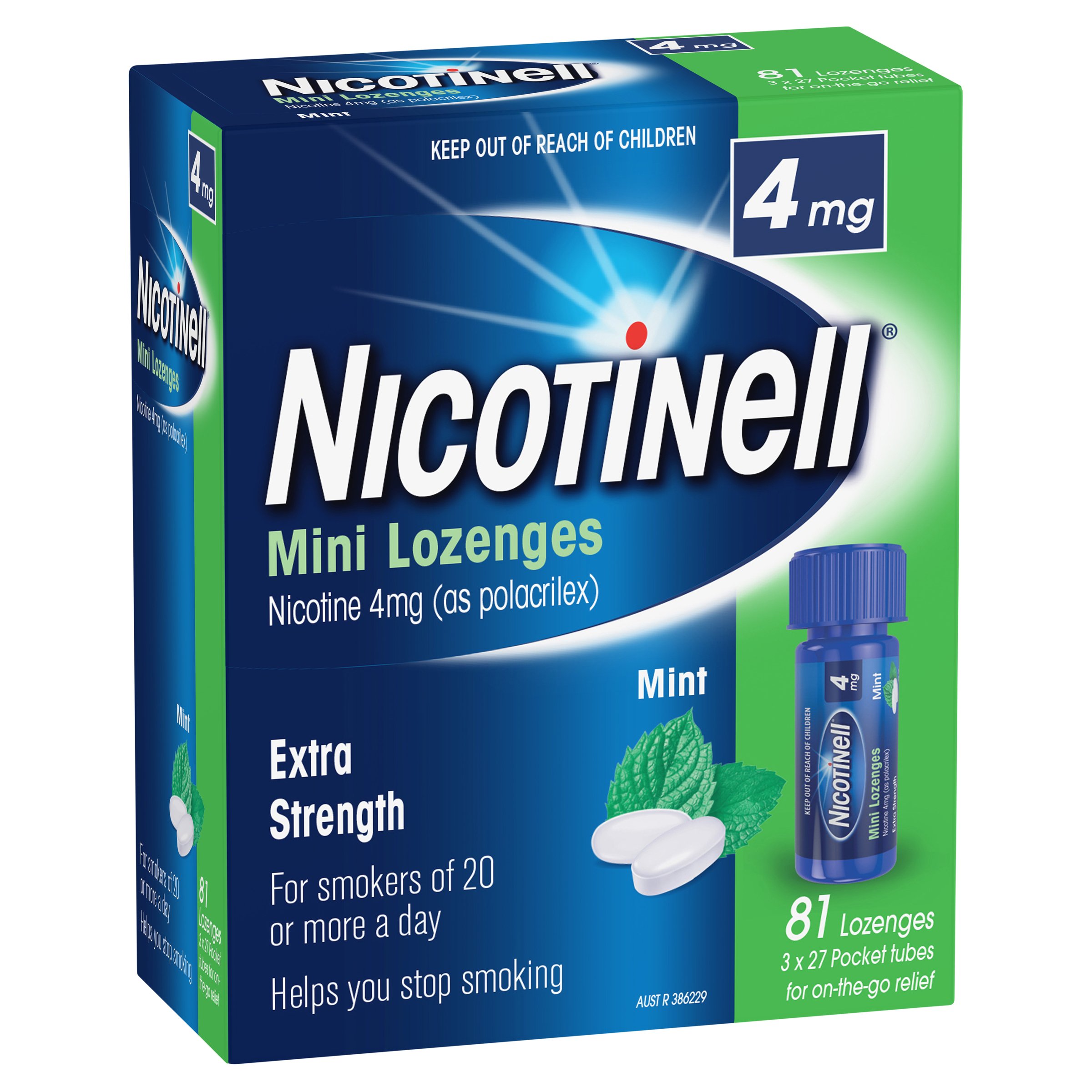Nicotinell Mini Lozenge 4mg 81 lozenges - Image 6