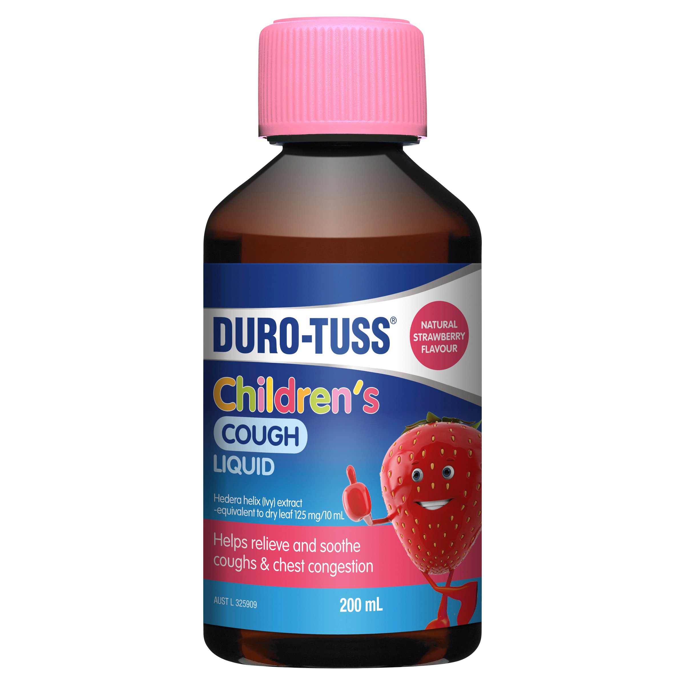 Duro-Tuss Children's Cough Liquid 2 Years+ Strawberry 200ml - Image 1