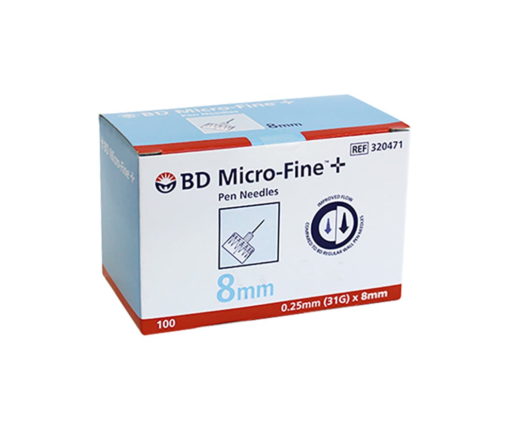 BD Micro-Fine Pen Needle 31G x 8mm 100