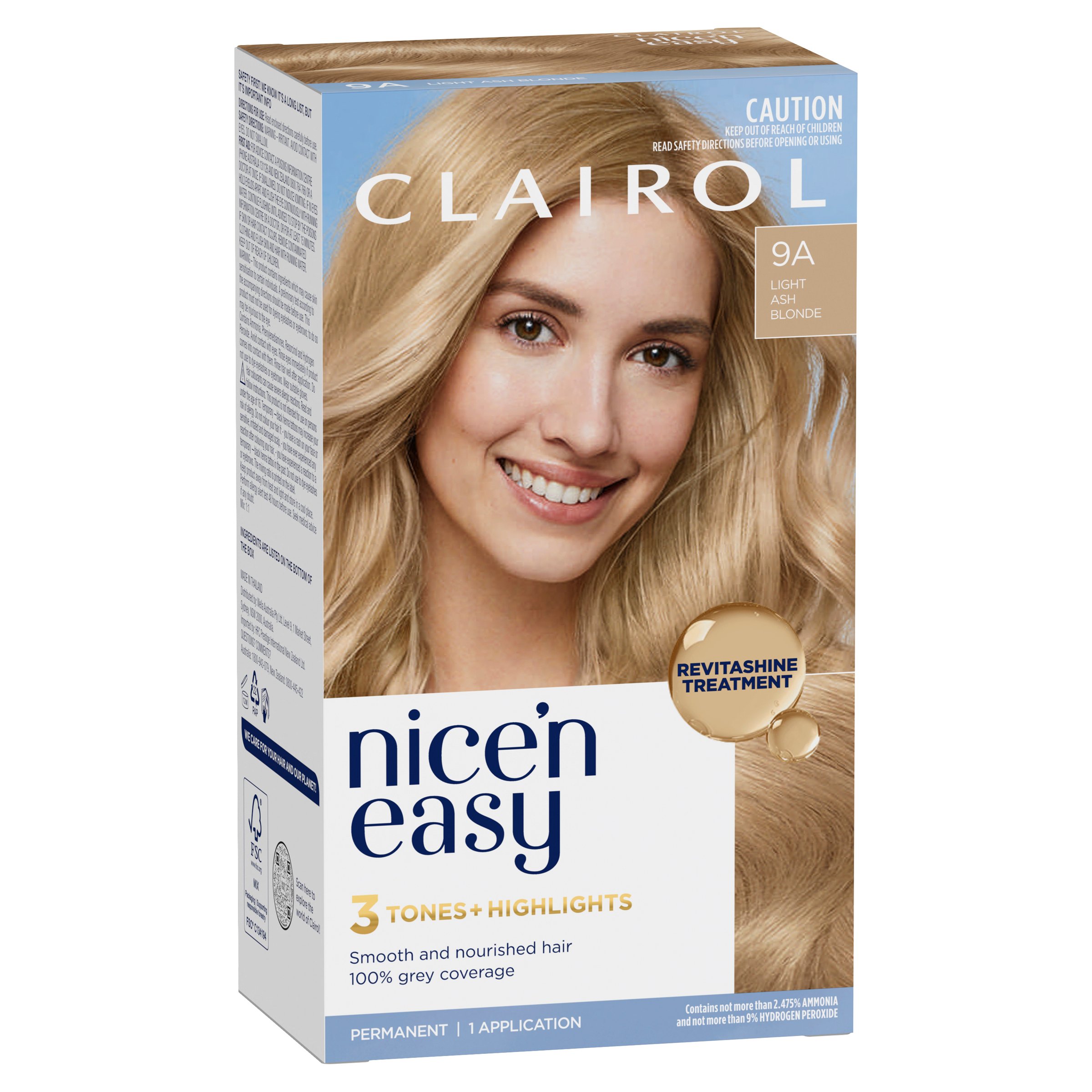 Clairol Nice'n Easy 9A Natural Light Ash Blonde 1 pack - Image 7