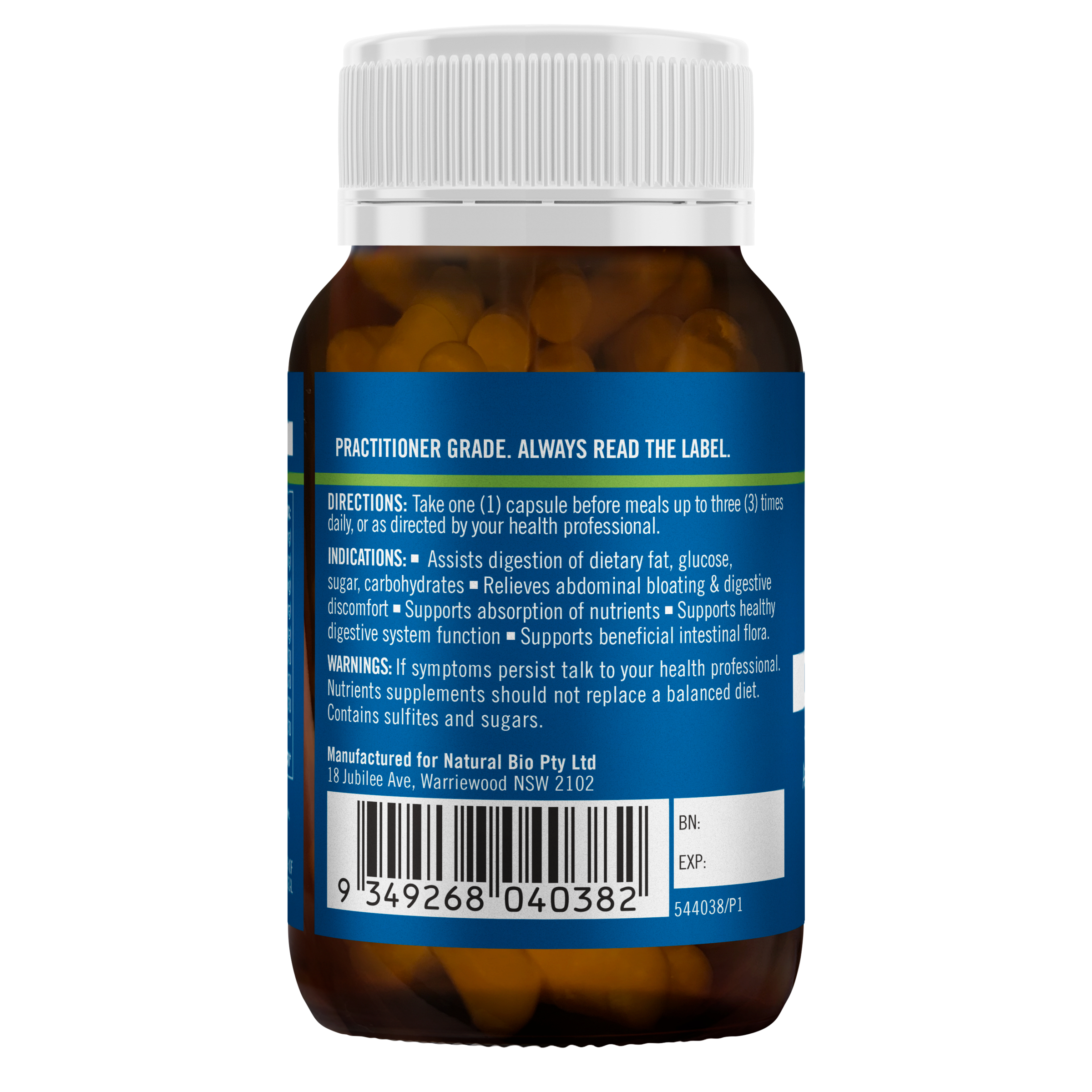 Bioglan Medlab Enbiotic 60 capsules - Image 2