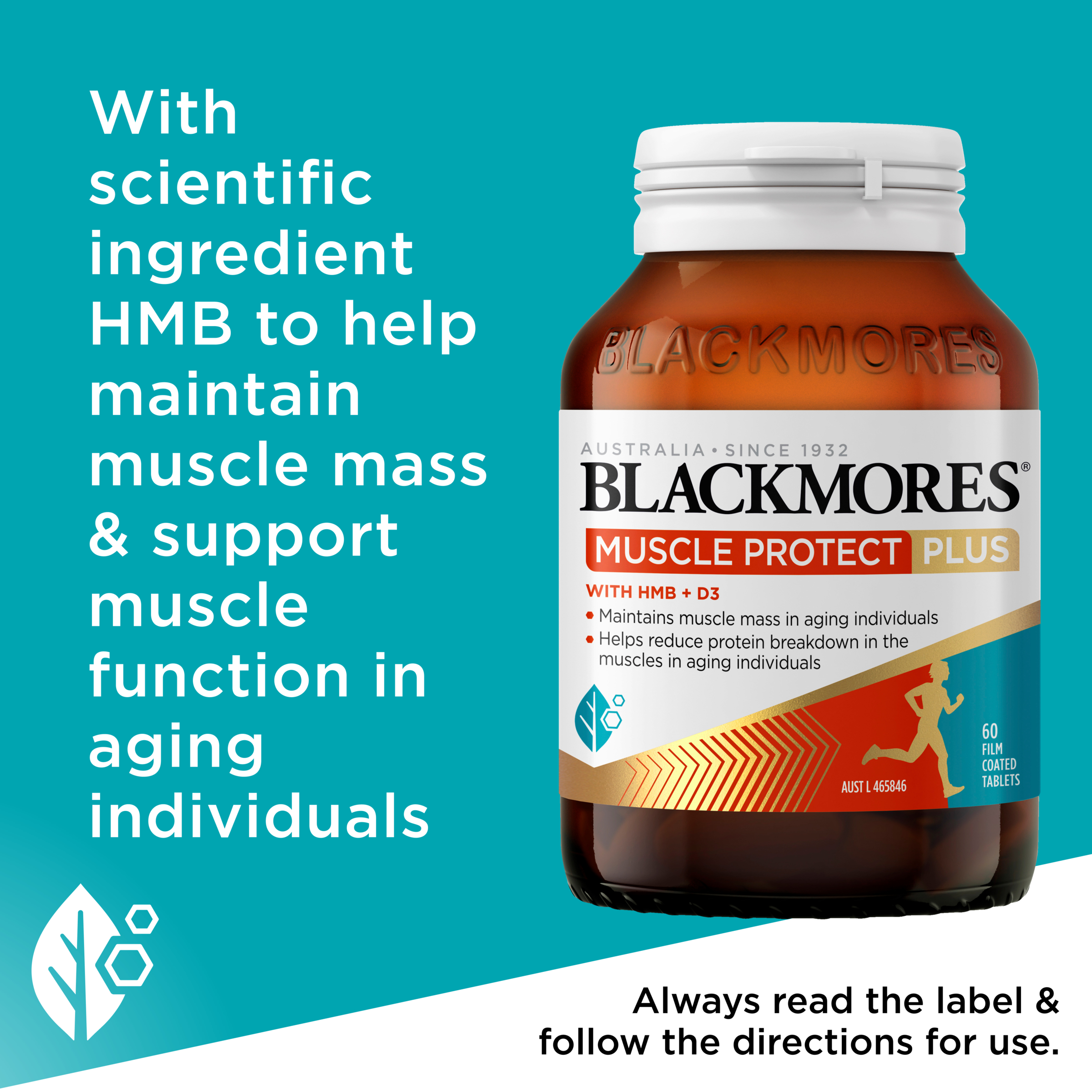 Blackmores Muscle Protect Plus 60 tablets - Image 6