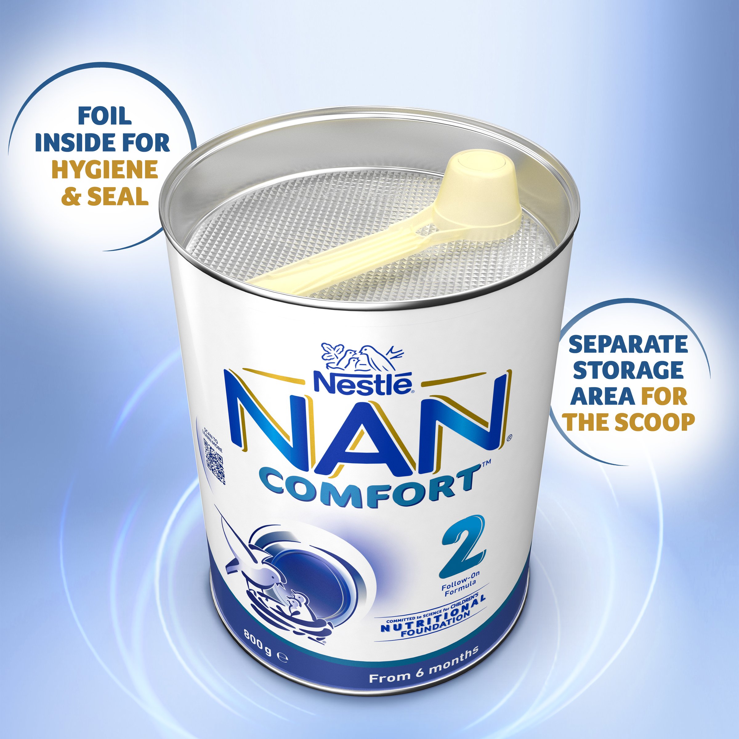 Nestle NAN Comfort Stage 2 - 800g - Image 4