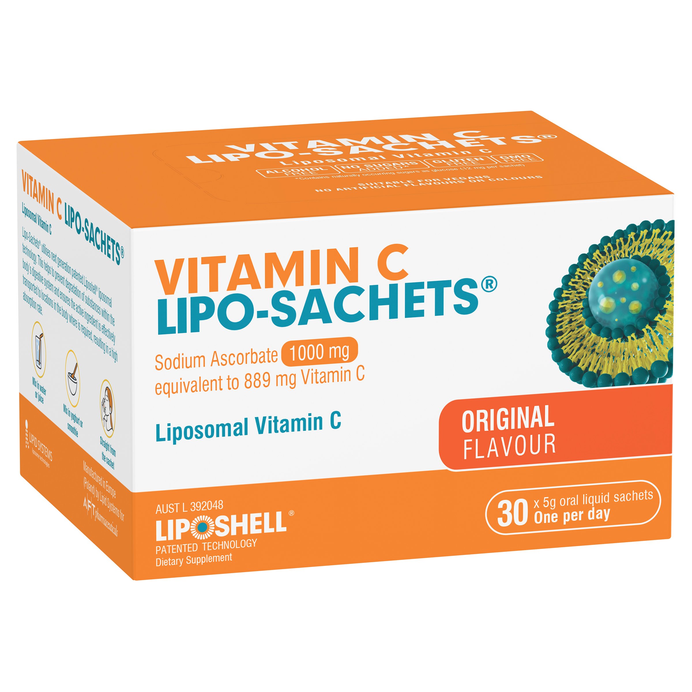 Lipo-Sachets Vitamin C 30 sachets - Image 2