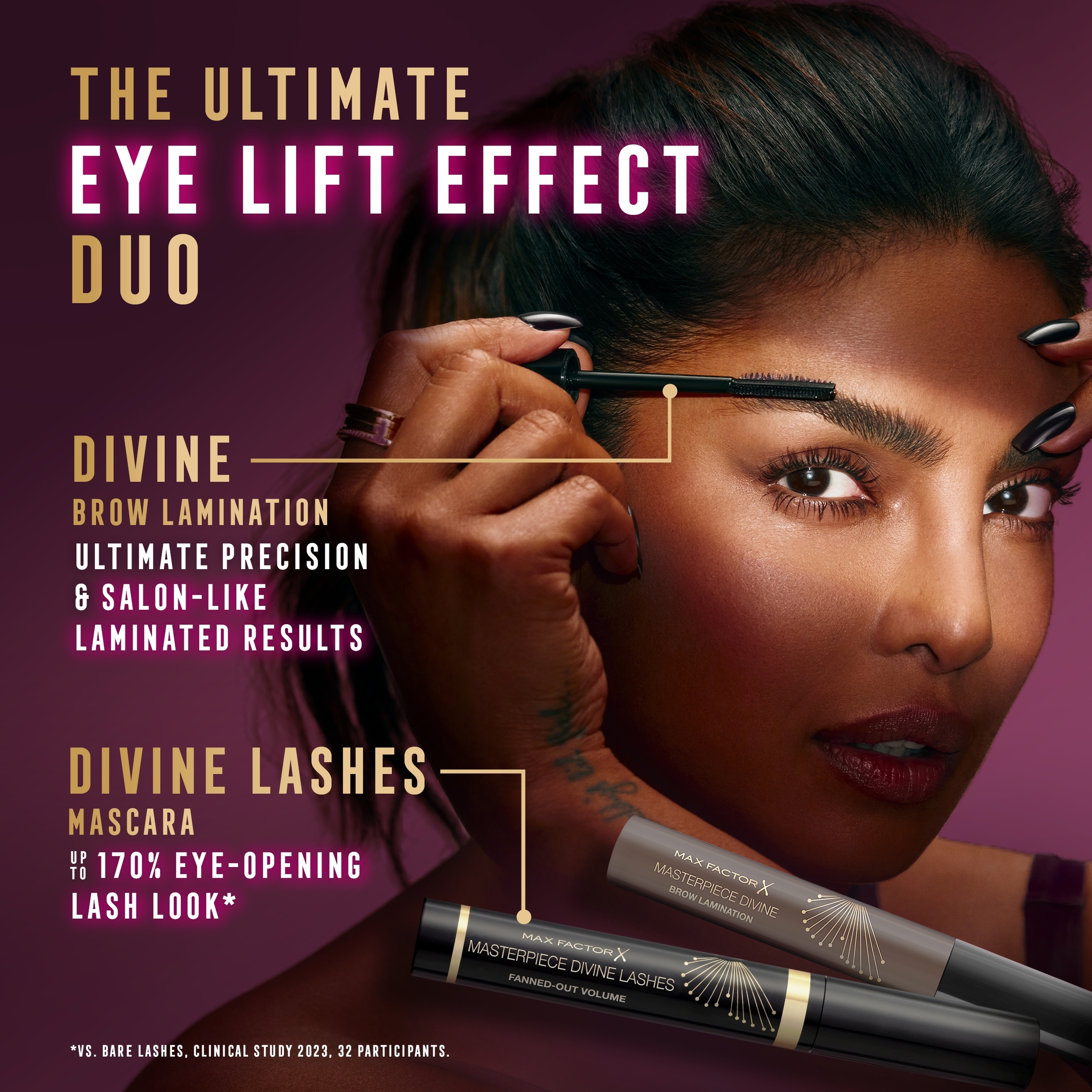 Max Factor Divine Lashes Mascara Volume Mascara Black Brown 002 - 8ml - Image 4