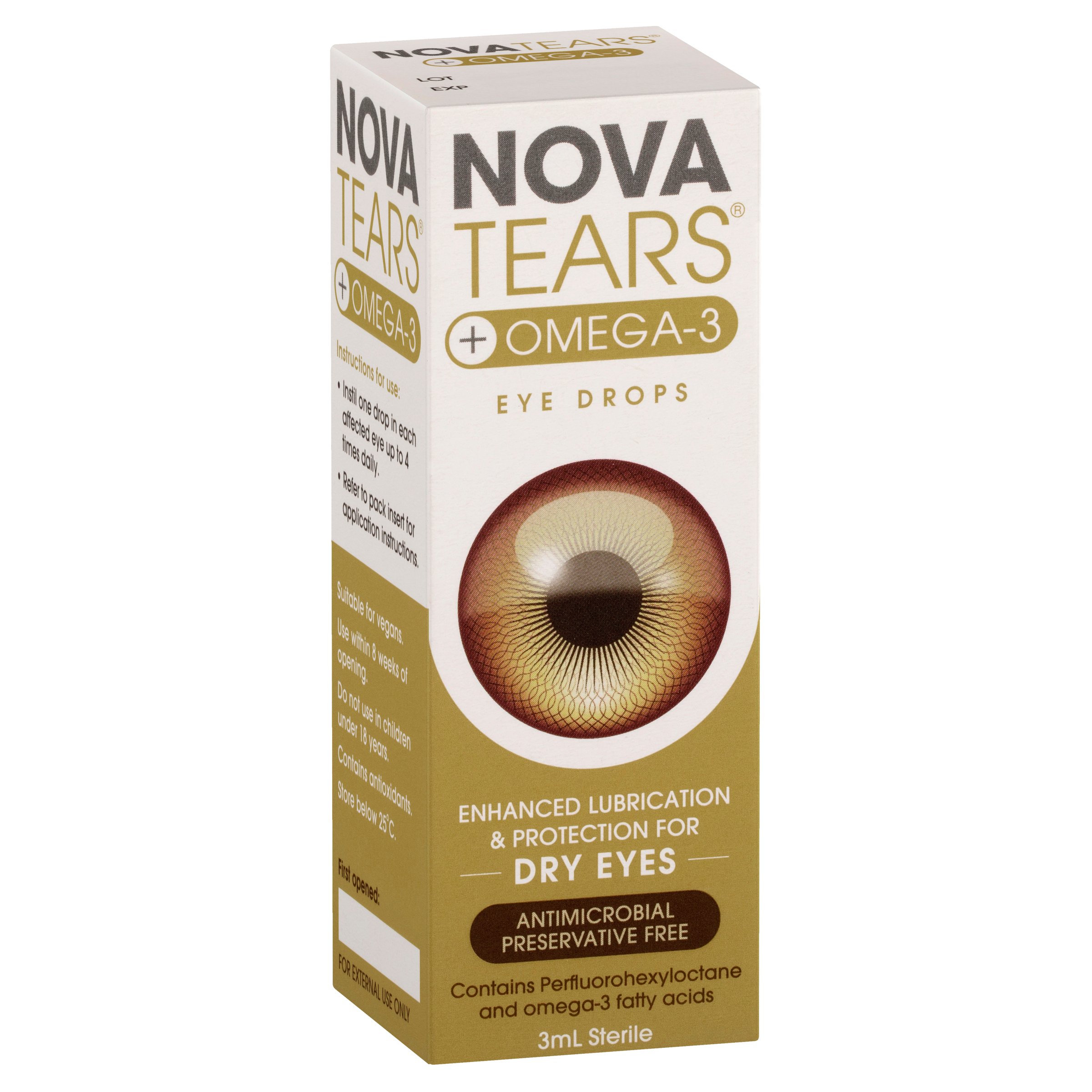 NovaTears Omega 3 Eye Drops 3ml - Image 9
