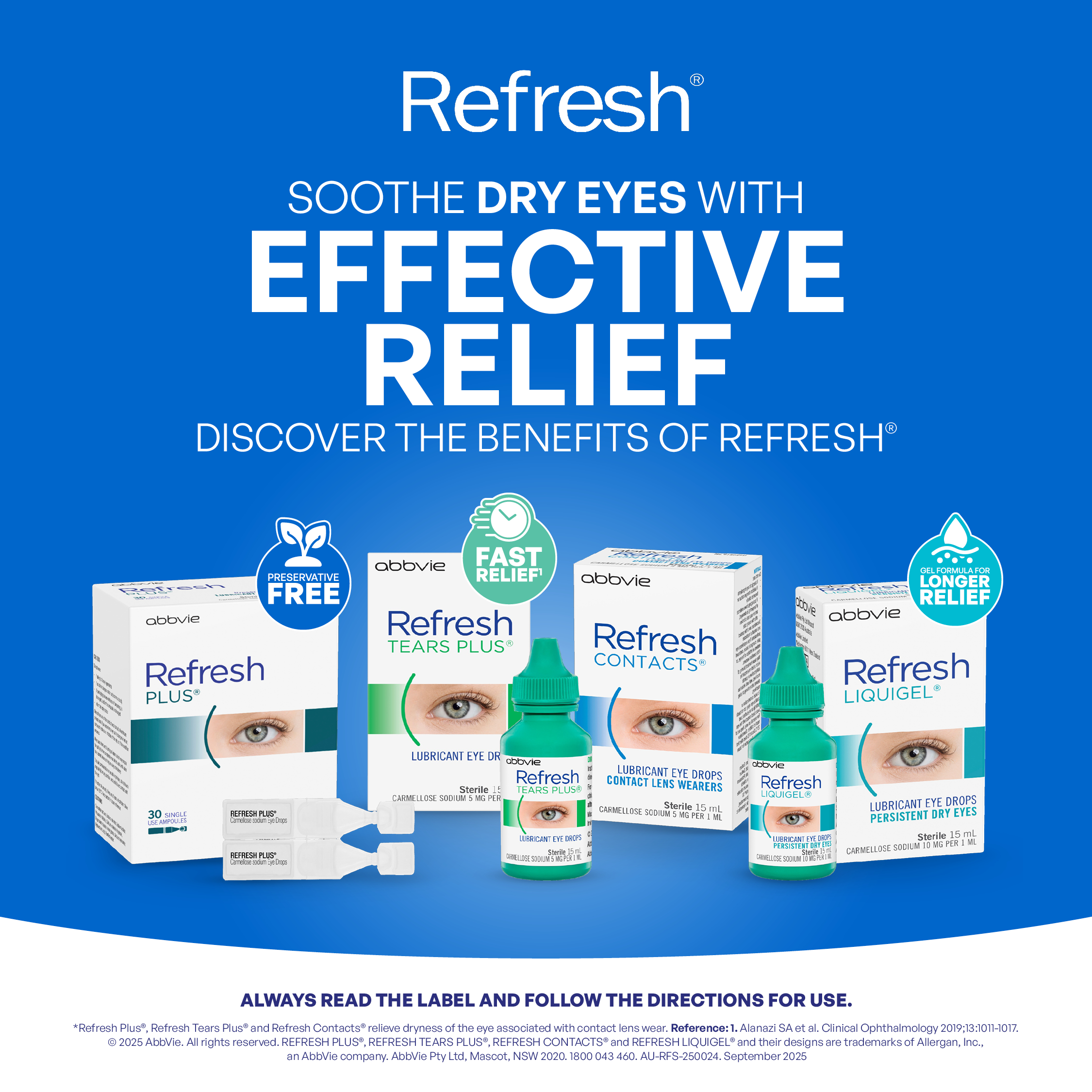 Refresh Plus Eye Drops For Every Day Dry Eyes 0.4ml - 30 vials - Image 6