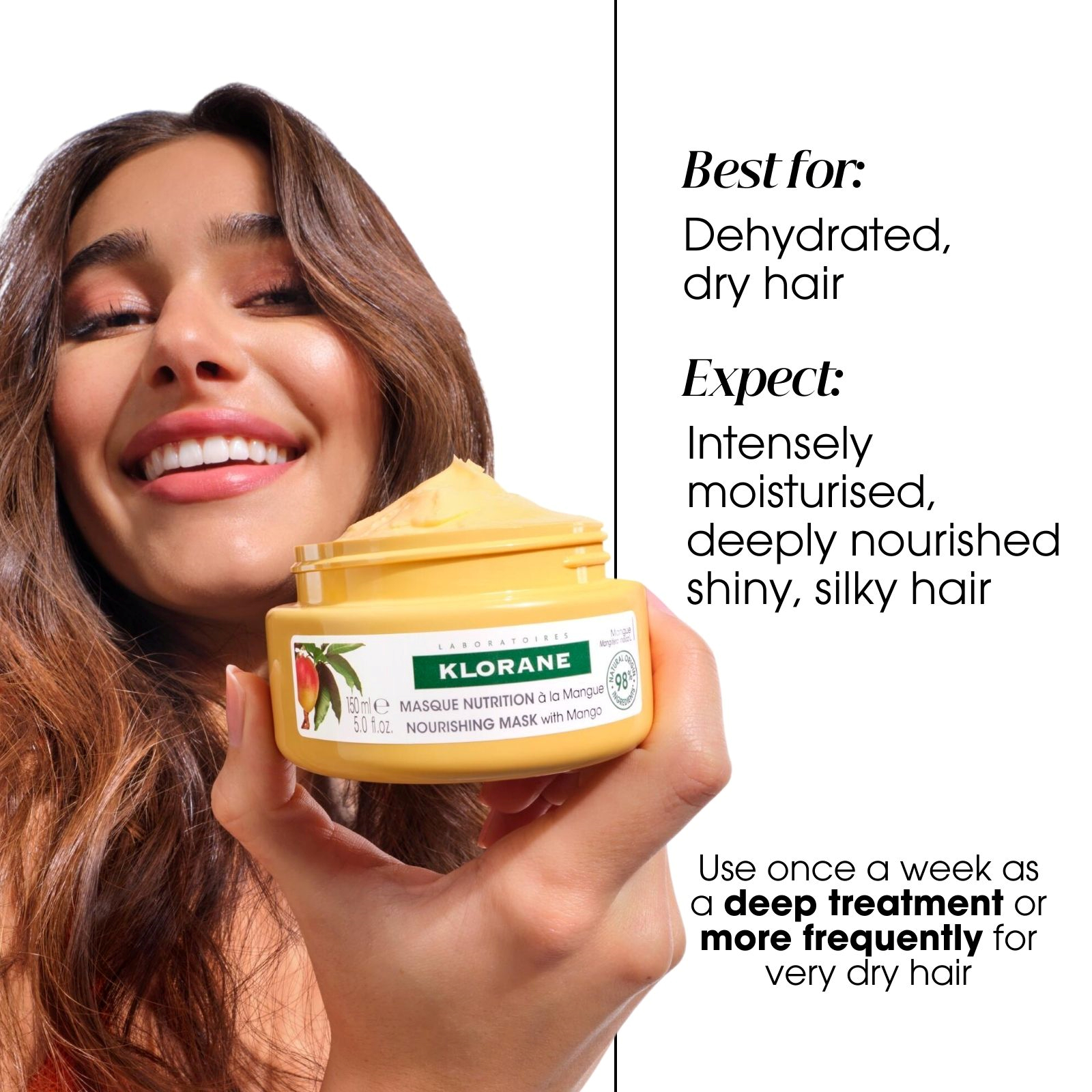 Klorane Mask With Mango 150ml - Image 5