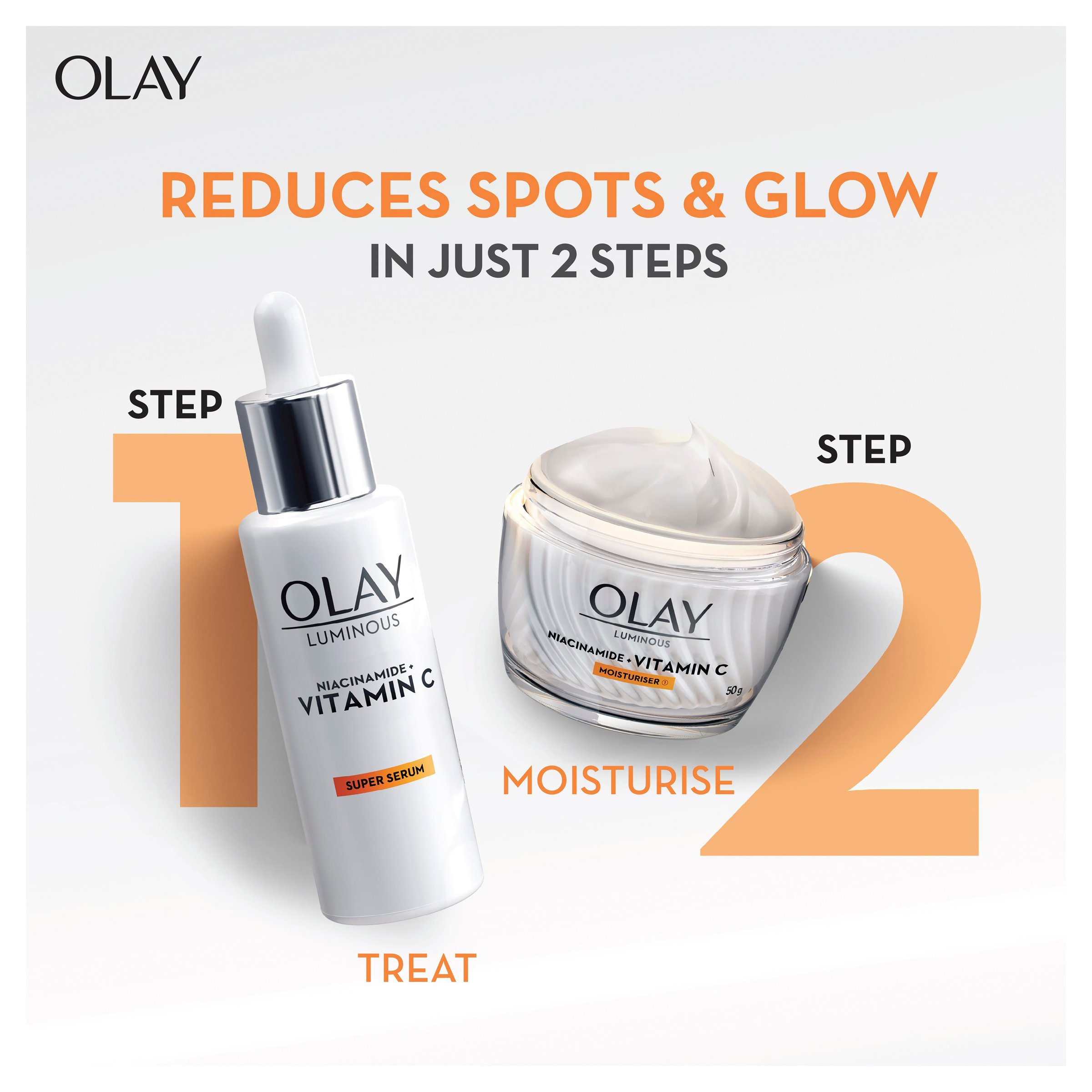 Olay Luminous Niacinamide + Vitamin C Face Cream Moisturiser 50g - Image 9