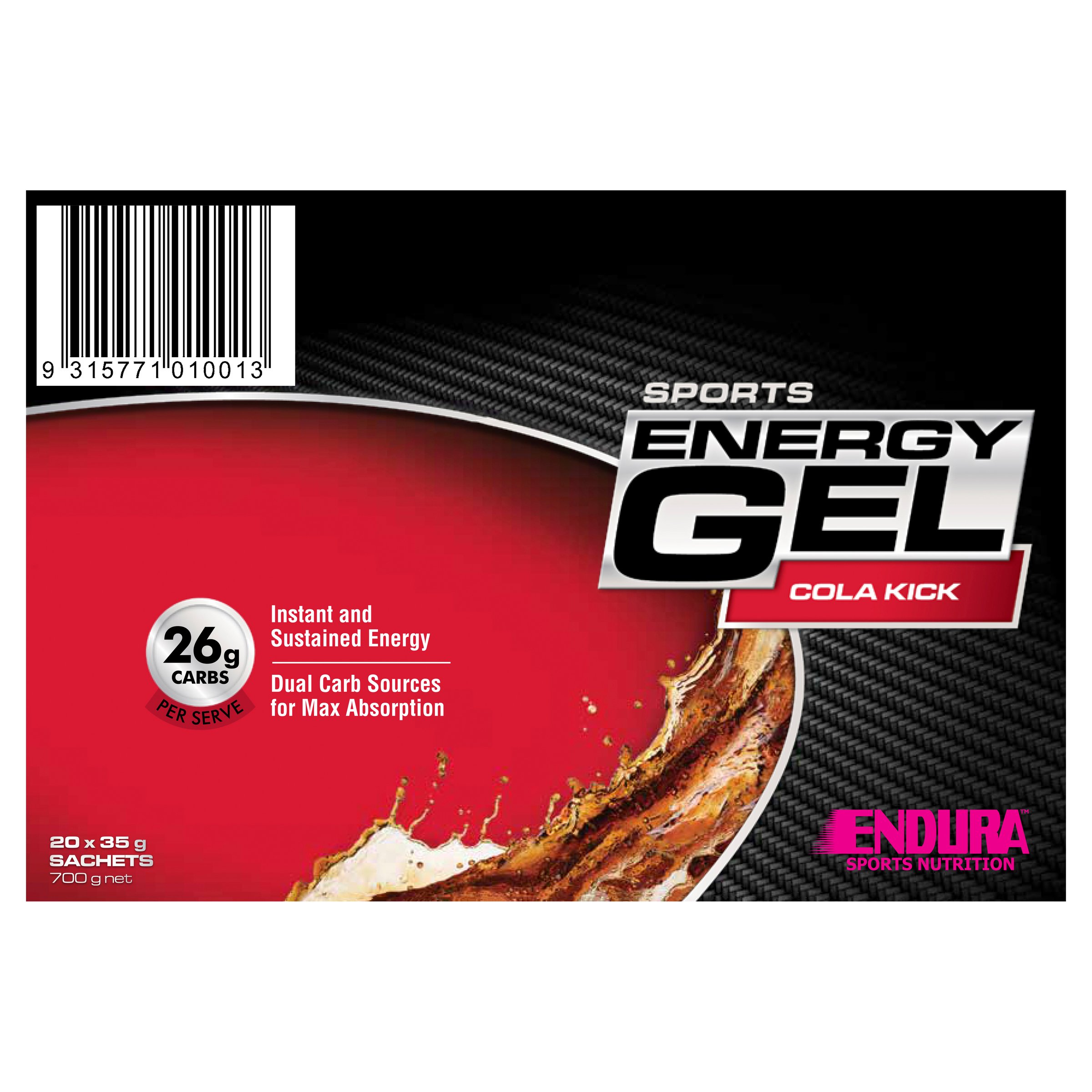 Endura Sports Energy Gel Cola 35g - Image 4