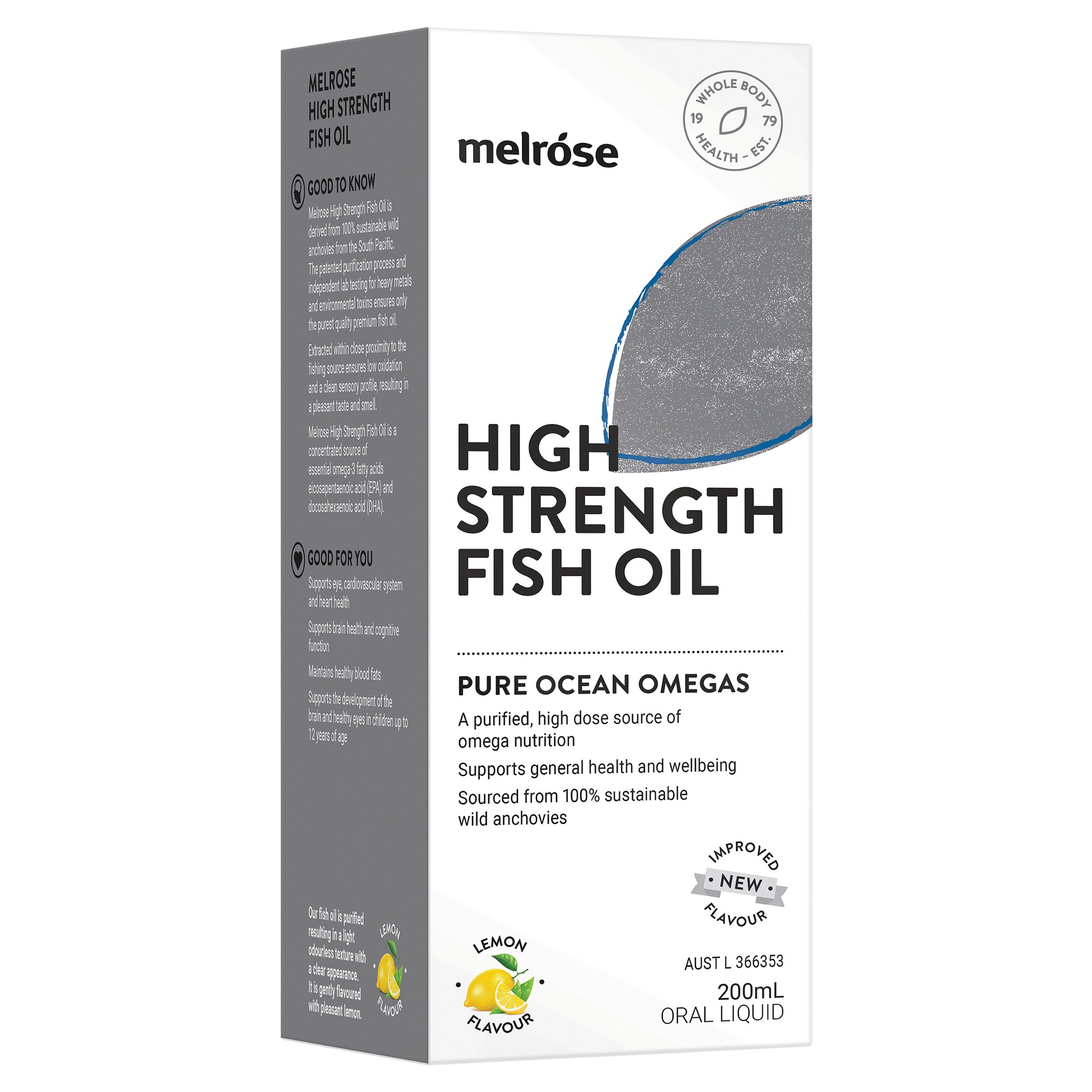 Melrose High Strength Fish Oil 200ml - Image 5
