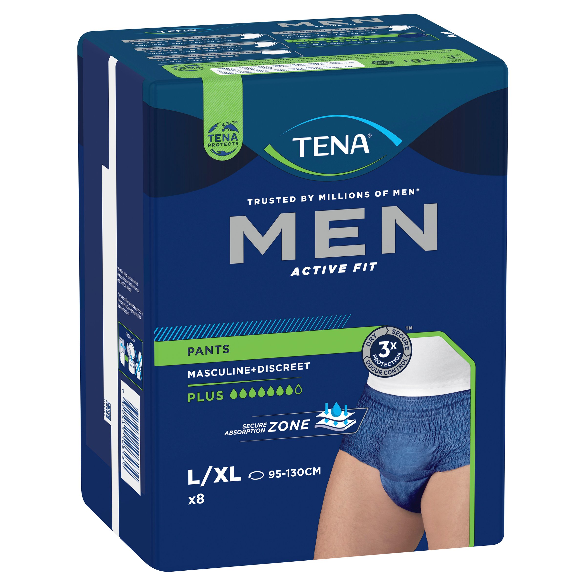 Tena Pant Men Active Fit Plus Large 8 pack - Image 15
