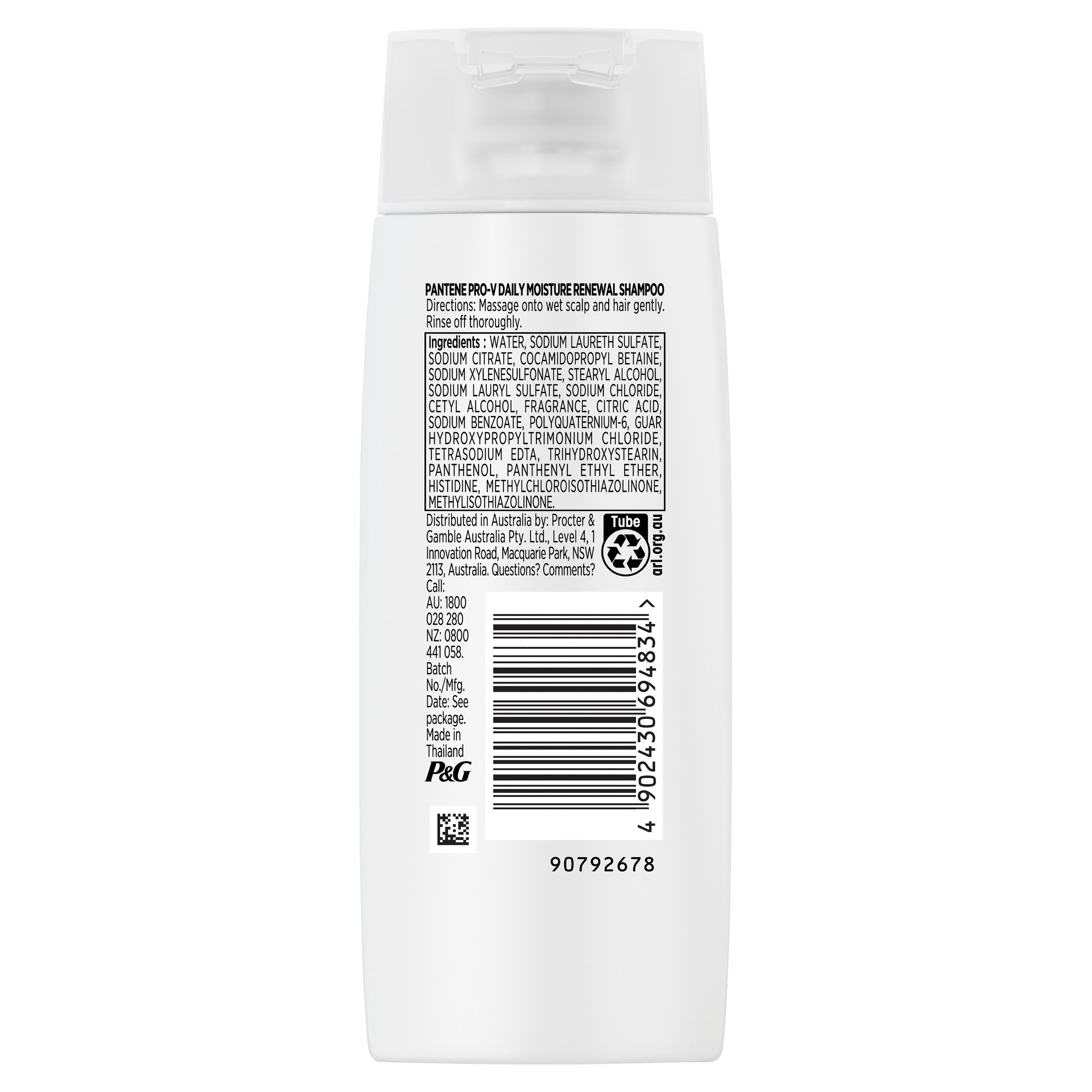 Pantene Shampoo Daily Moisture Renewal 90ml - Image 2