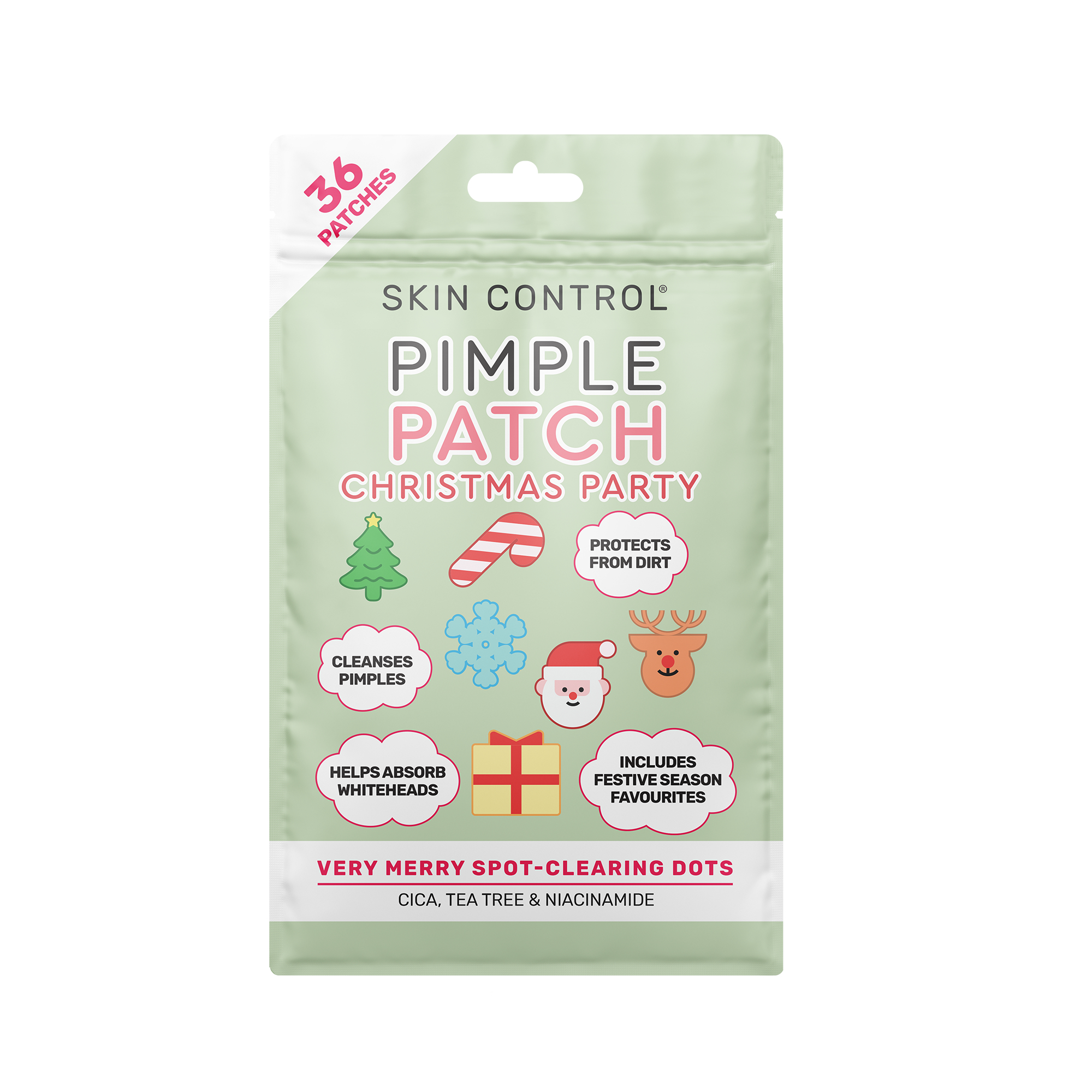Skin Control Pimple Patch Christmas Party 36 patches