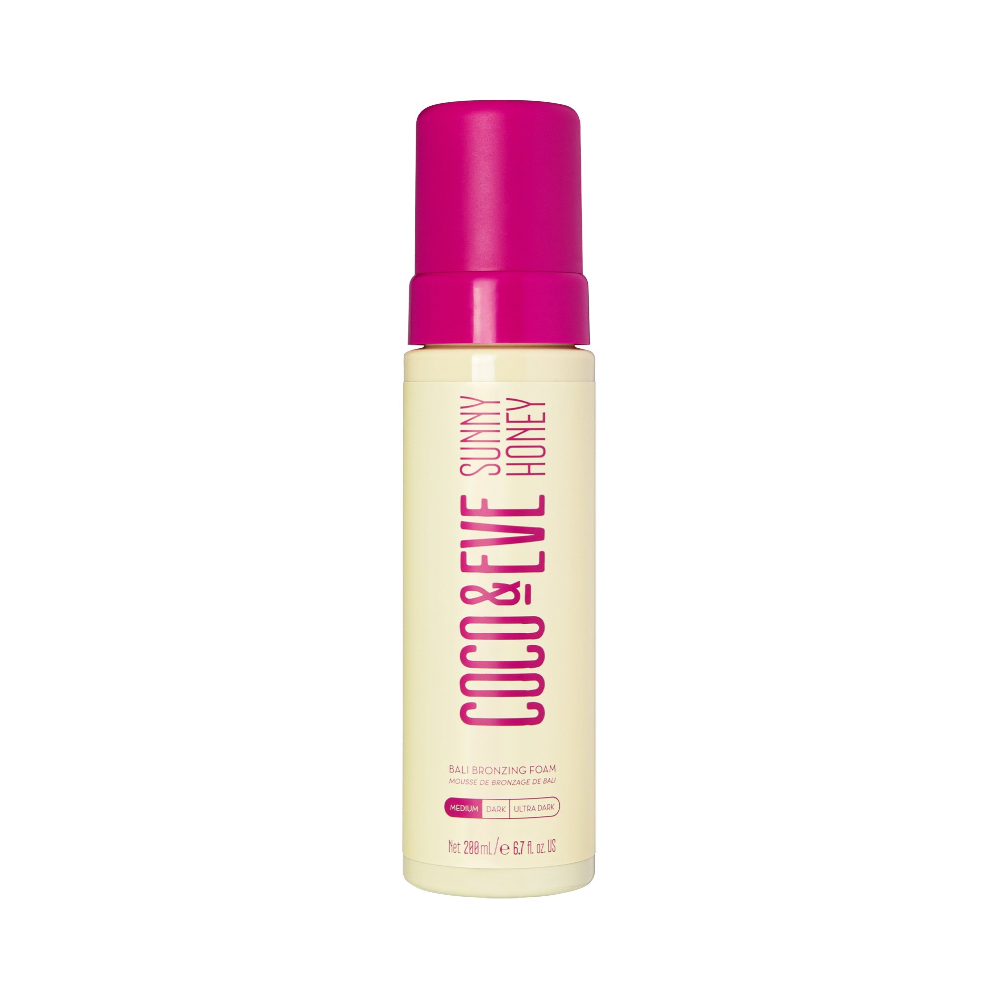 Coco & Eve Sunny Honey Bali Bronzing Foam Medium 200ml - Image 2