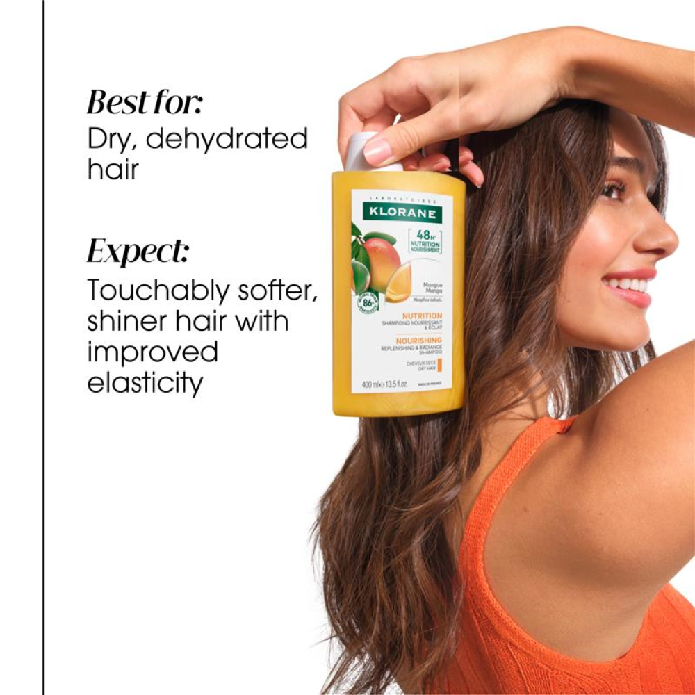Klorane Nourishing Shampoo with Mango Butter 400ml - Image 5
