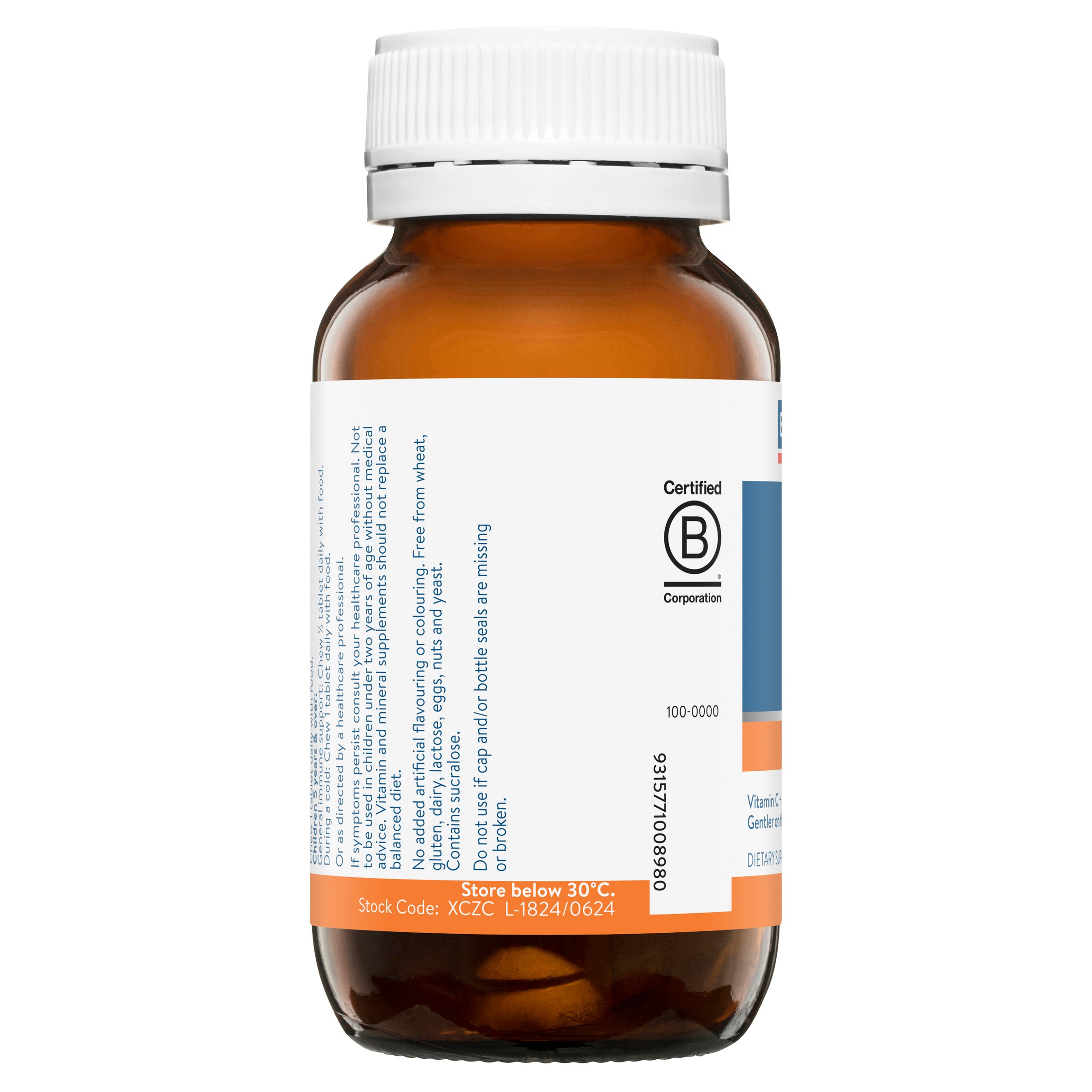 Ethical Nutrients Extra C Zingles Orange 50 chewable tablets - Image 3