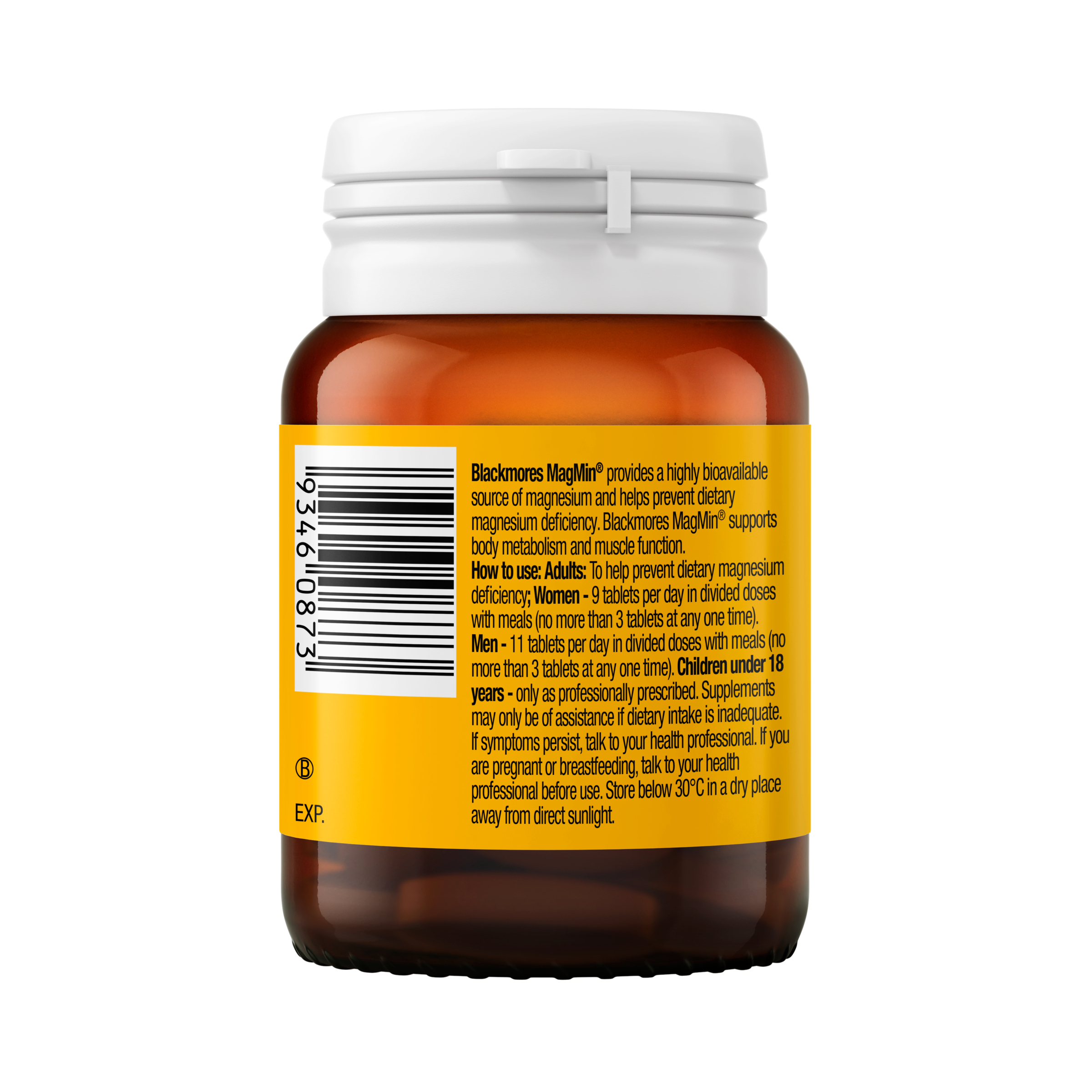 Blackmores MagMin 500mg - 50 tablets - Image 2