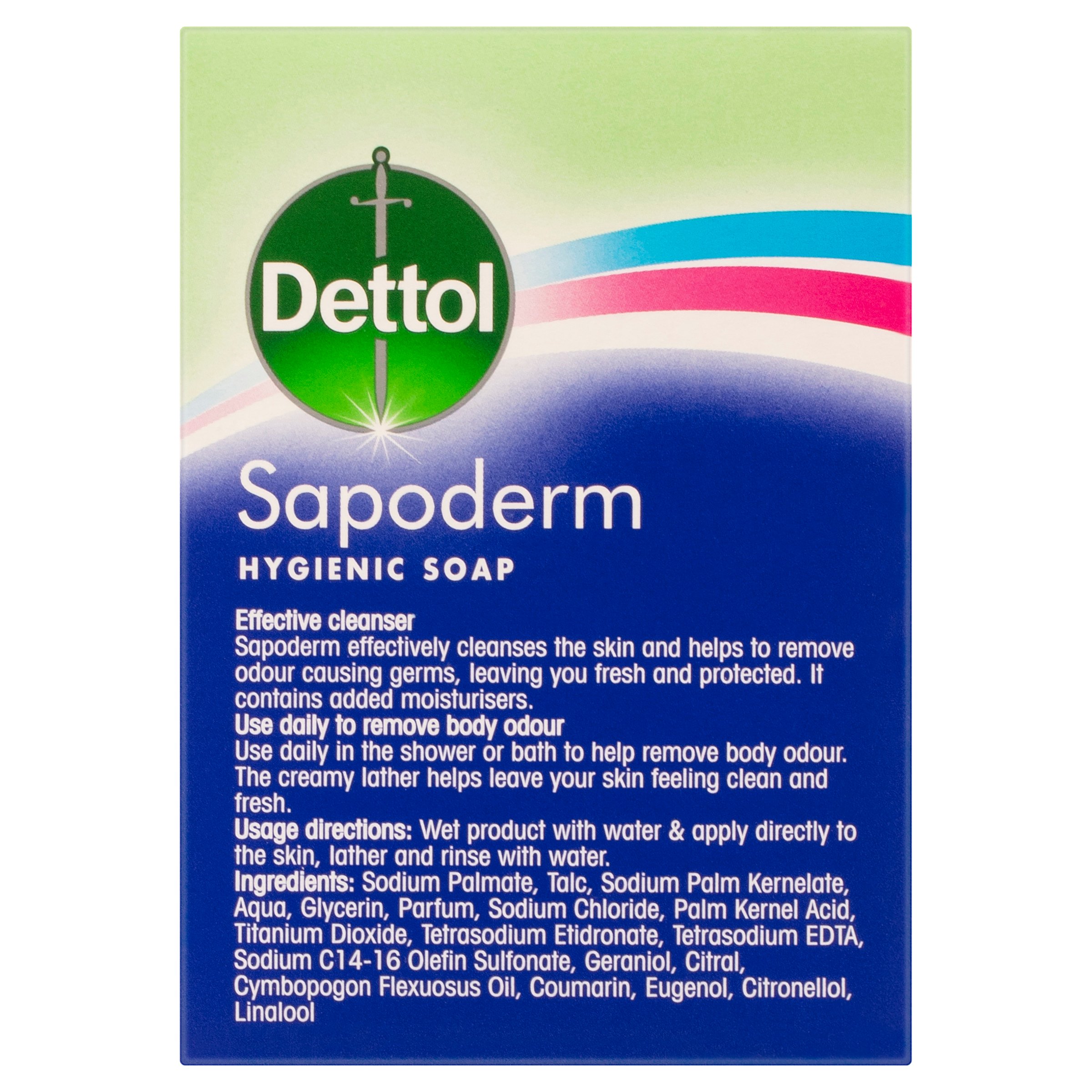 Dettol Sapoderm Hygienic Soap 125g - 3 Pack - Image 3