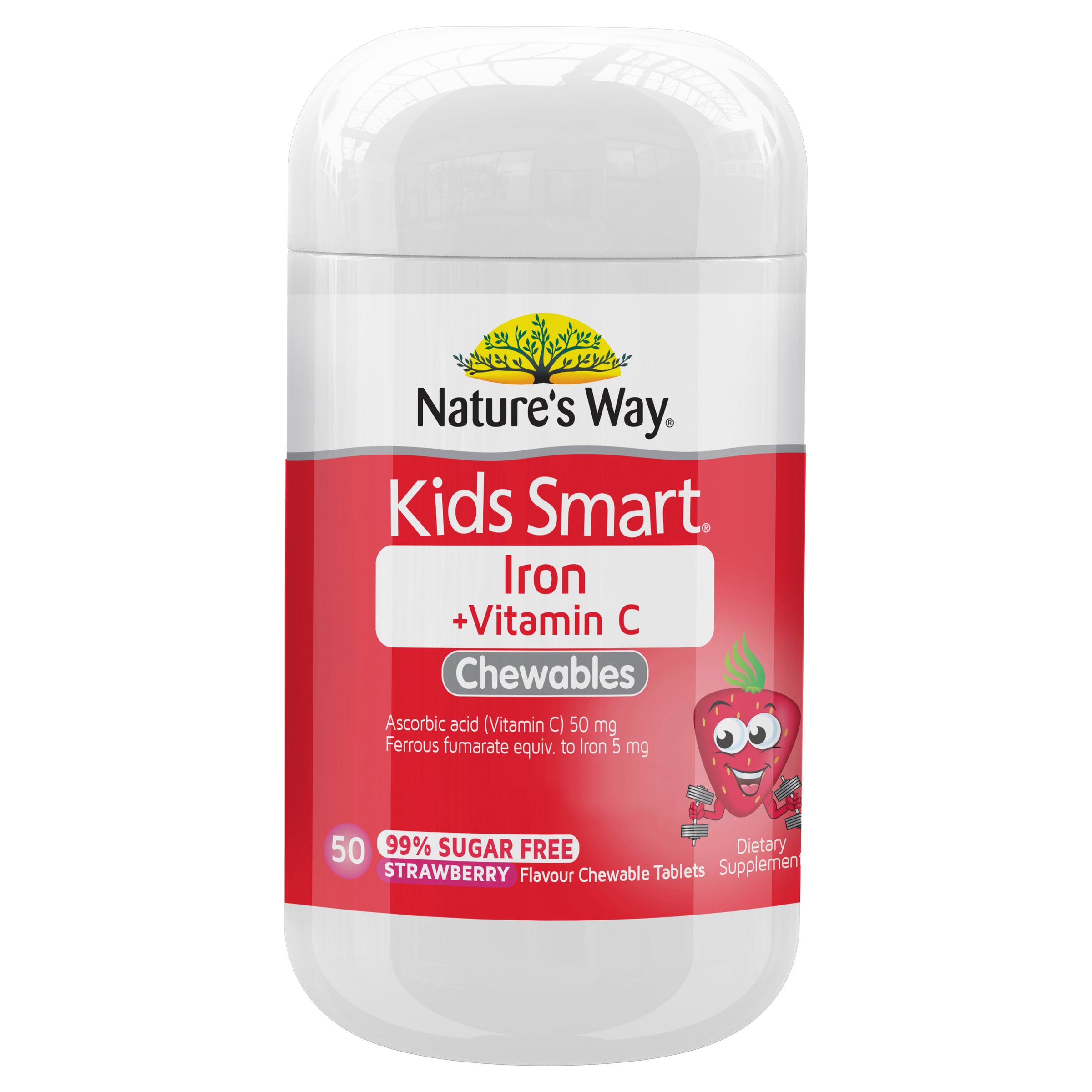 Nature's Way Kids Smart Iron + Vitamin C 50 chewable tablets - Image 8