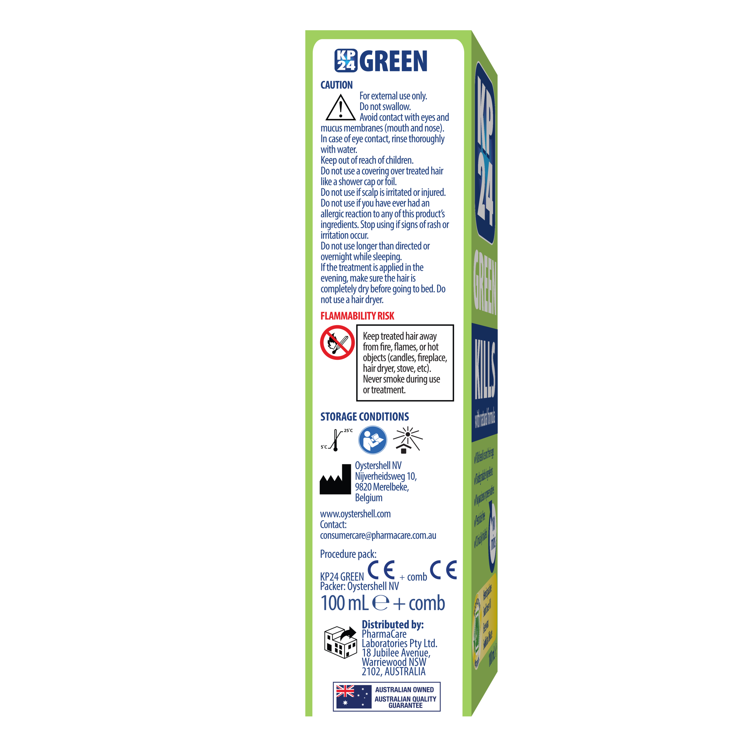 KP24 Green + Comb 100ml - Image 4