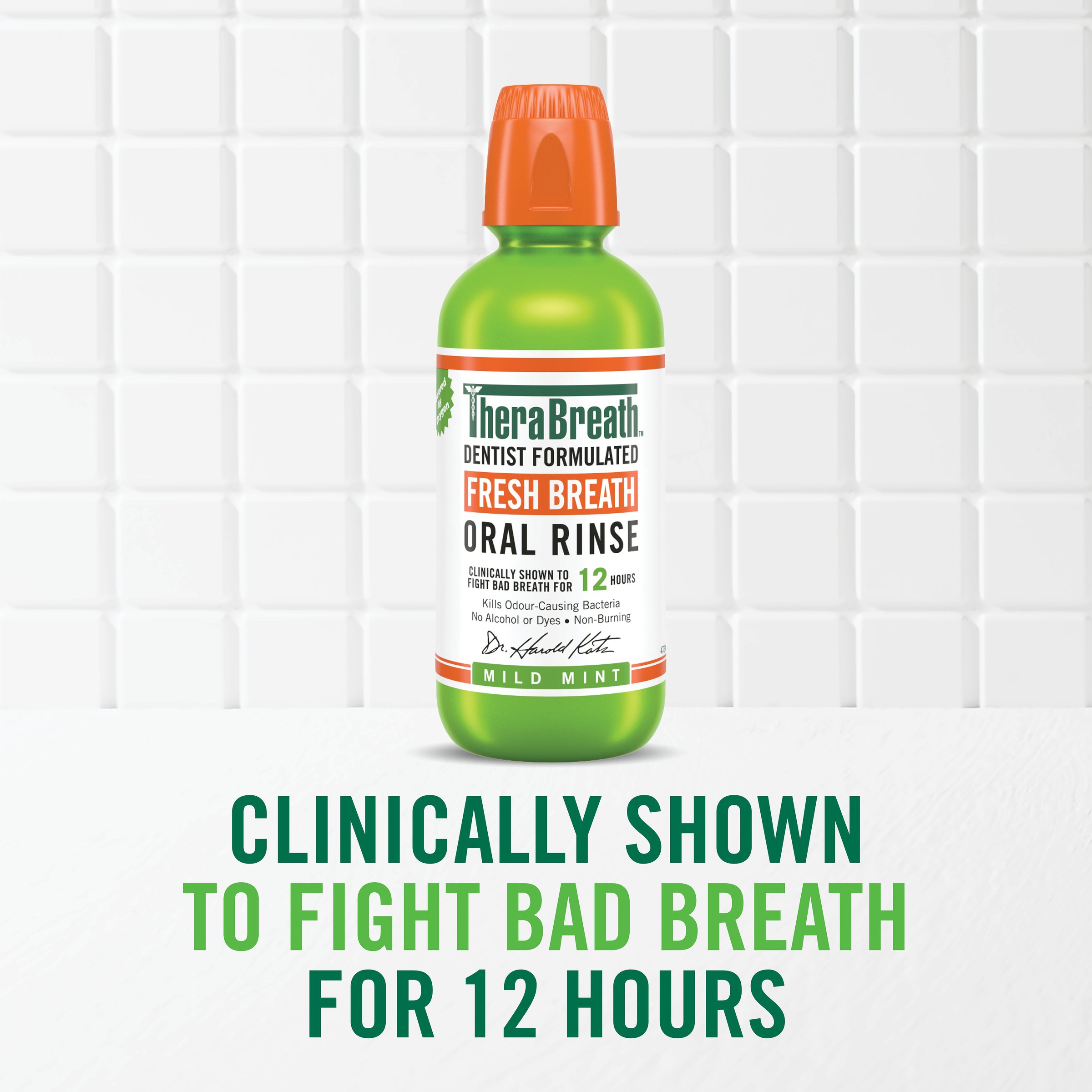 TheraBreath Oral Rinse Mild Mint 473ml - Image 9